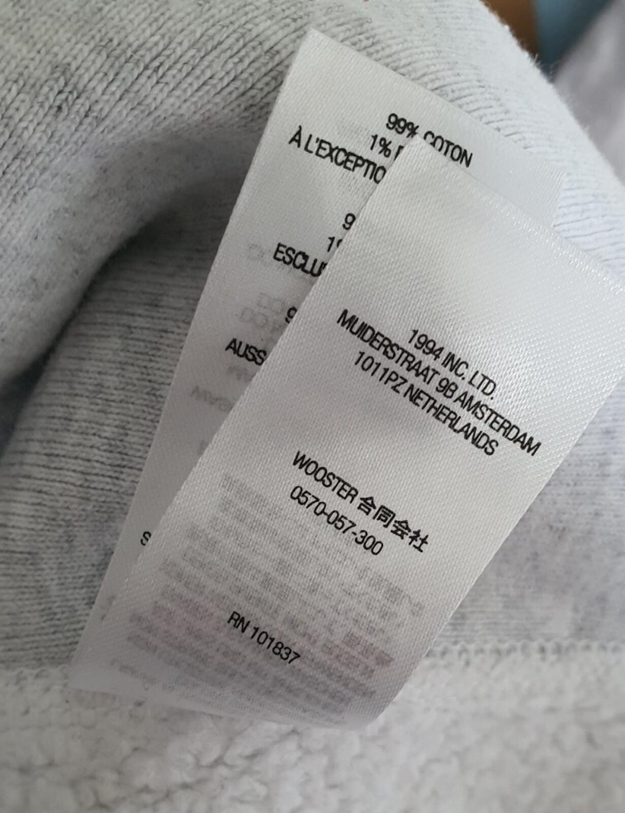 FW21 Supreme Cities Crewneck Gris Ceniza Talla M