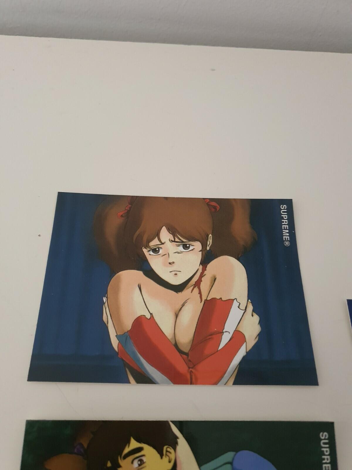 3x FW15 Supreme x Toshio Maeda stickers