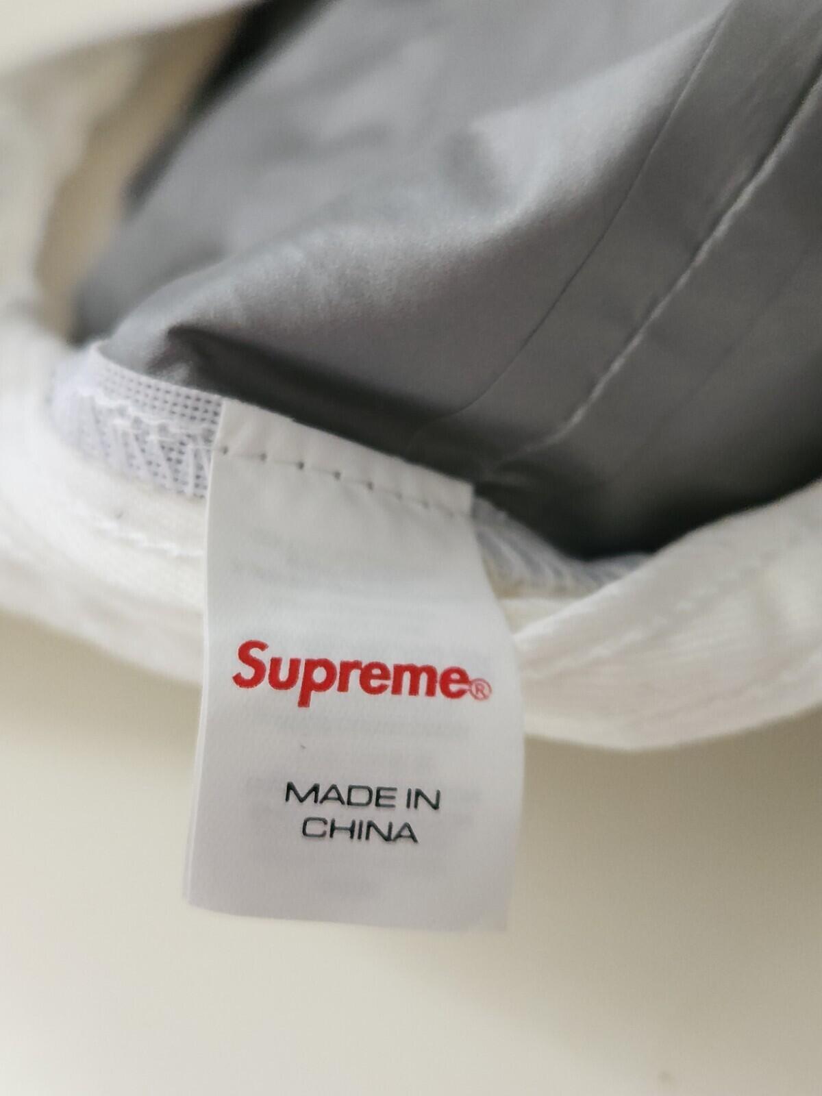 FW21 Supreme GORE-TEX Corduroy Classic Logo 6-panel Cap White Water Resistant