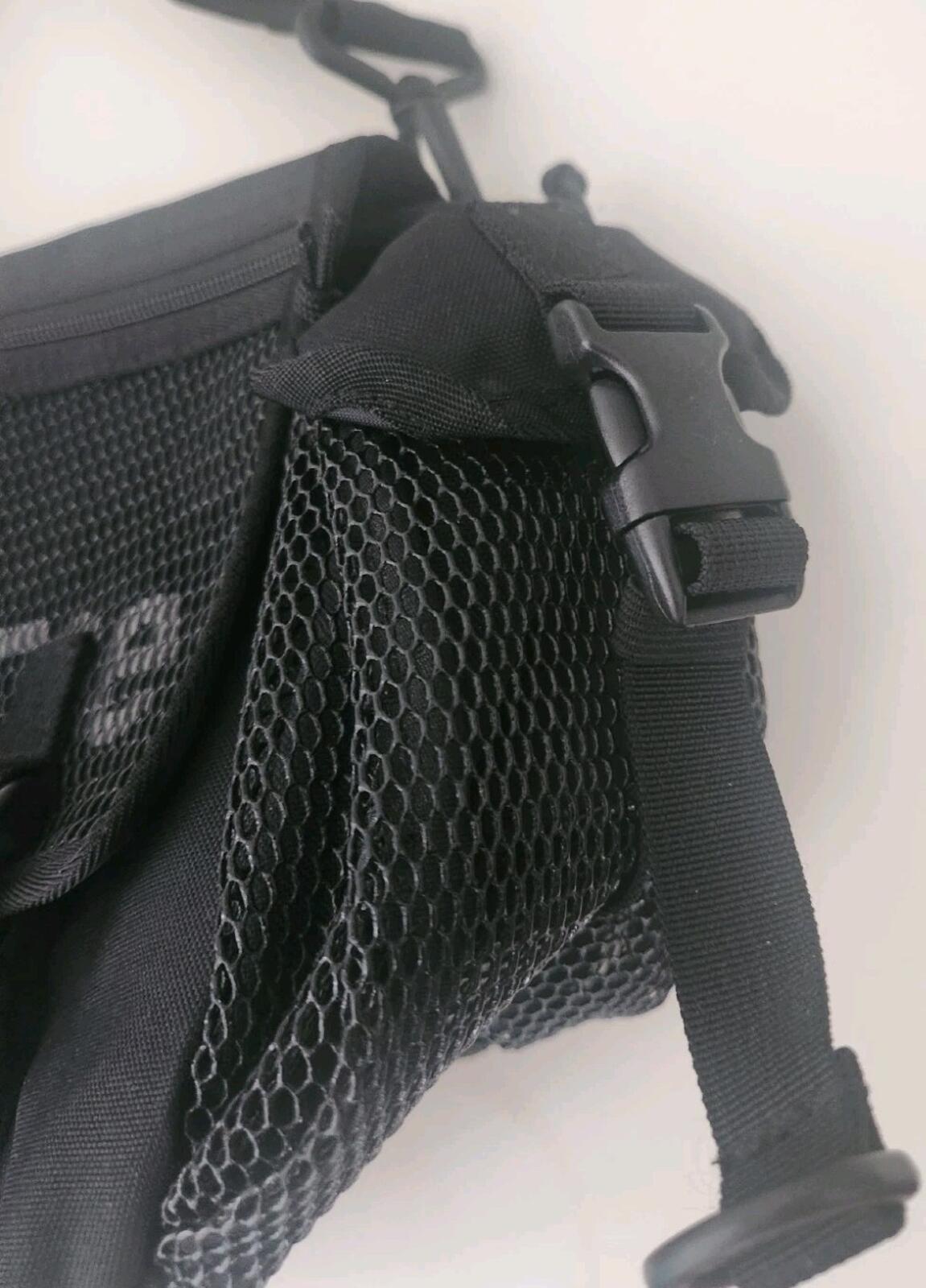 SS20 Supreme waist bag Black Shoulder Belt Cordura