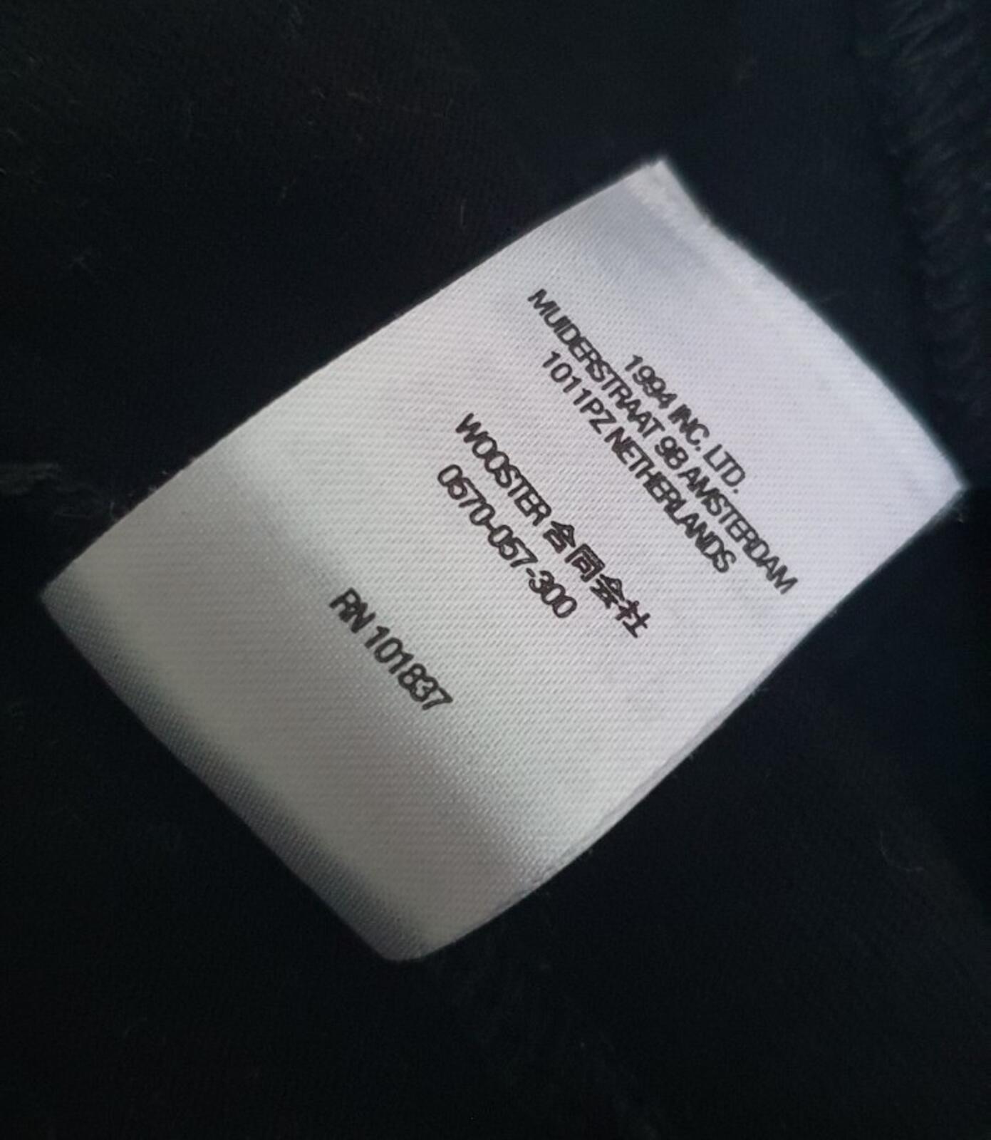 FW21 Supreme Intarsia L/S Top Tee Black Size XL