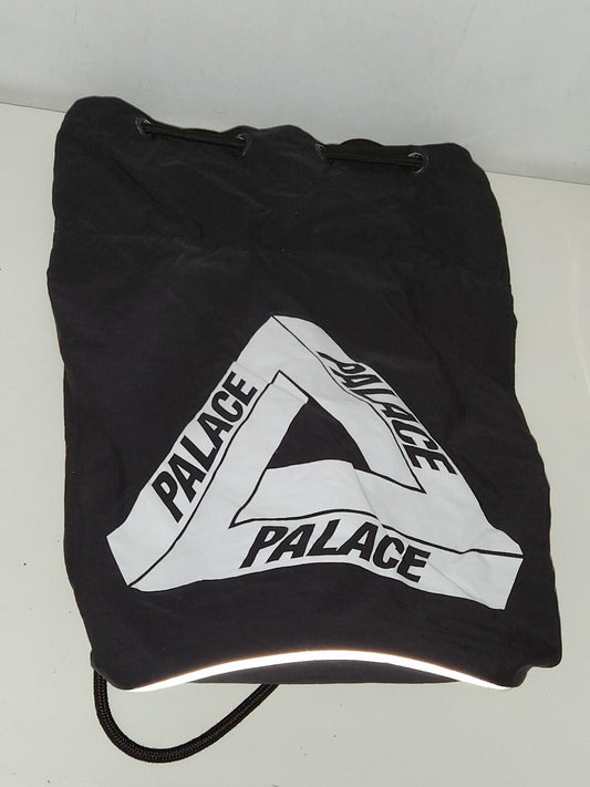 AW16 Palace Benedon schwarze Sacktasche / Rucksack Tri-Ferg