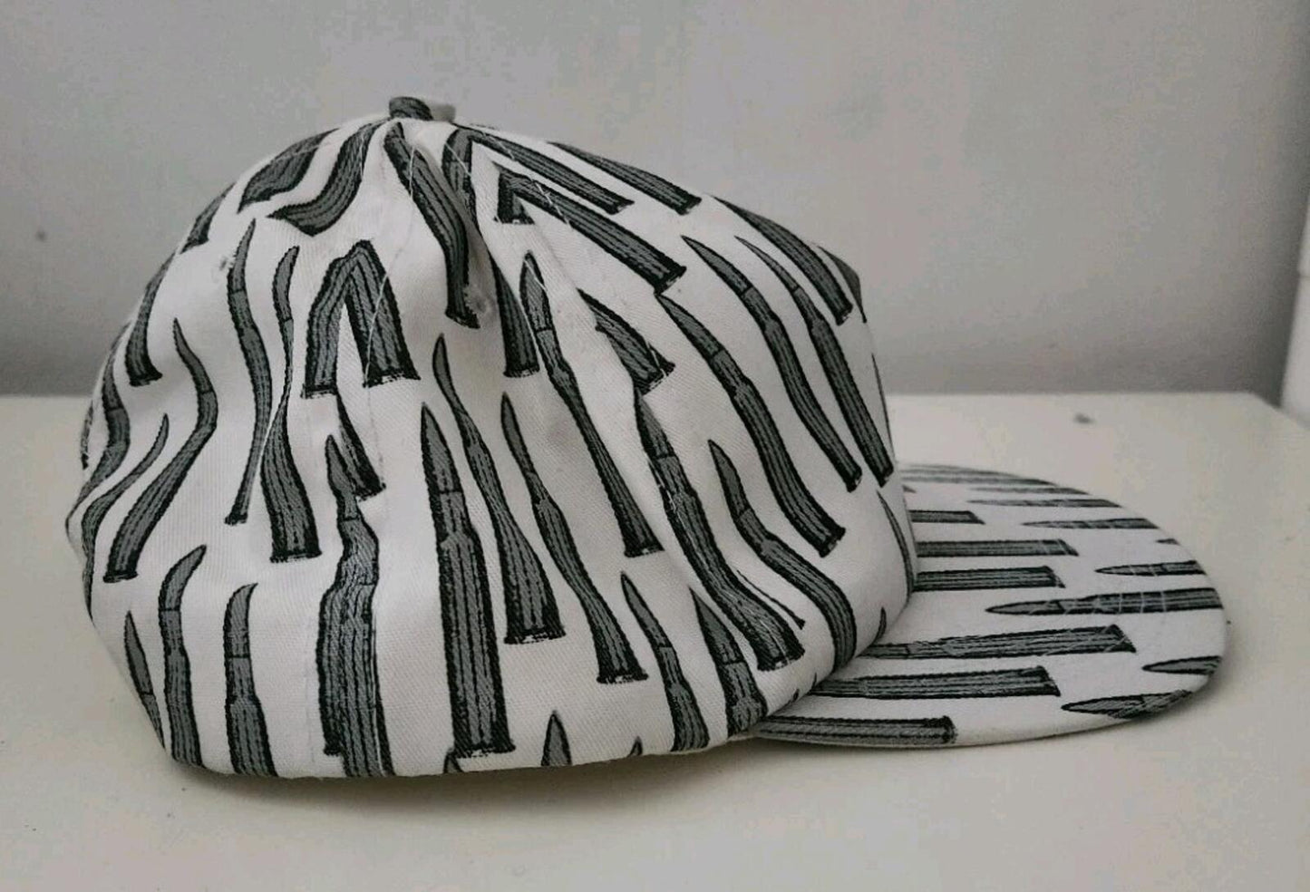 2005 Supreme Bullet 5-panel White White Hat Very Rare Vintage Grail Cap