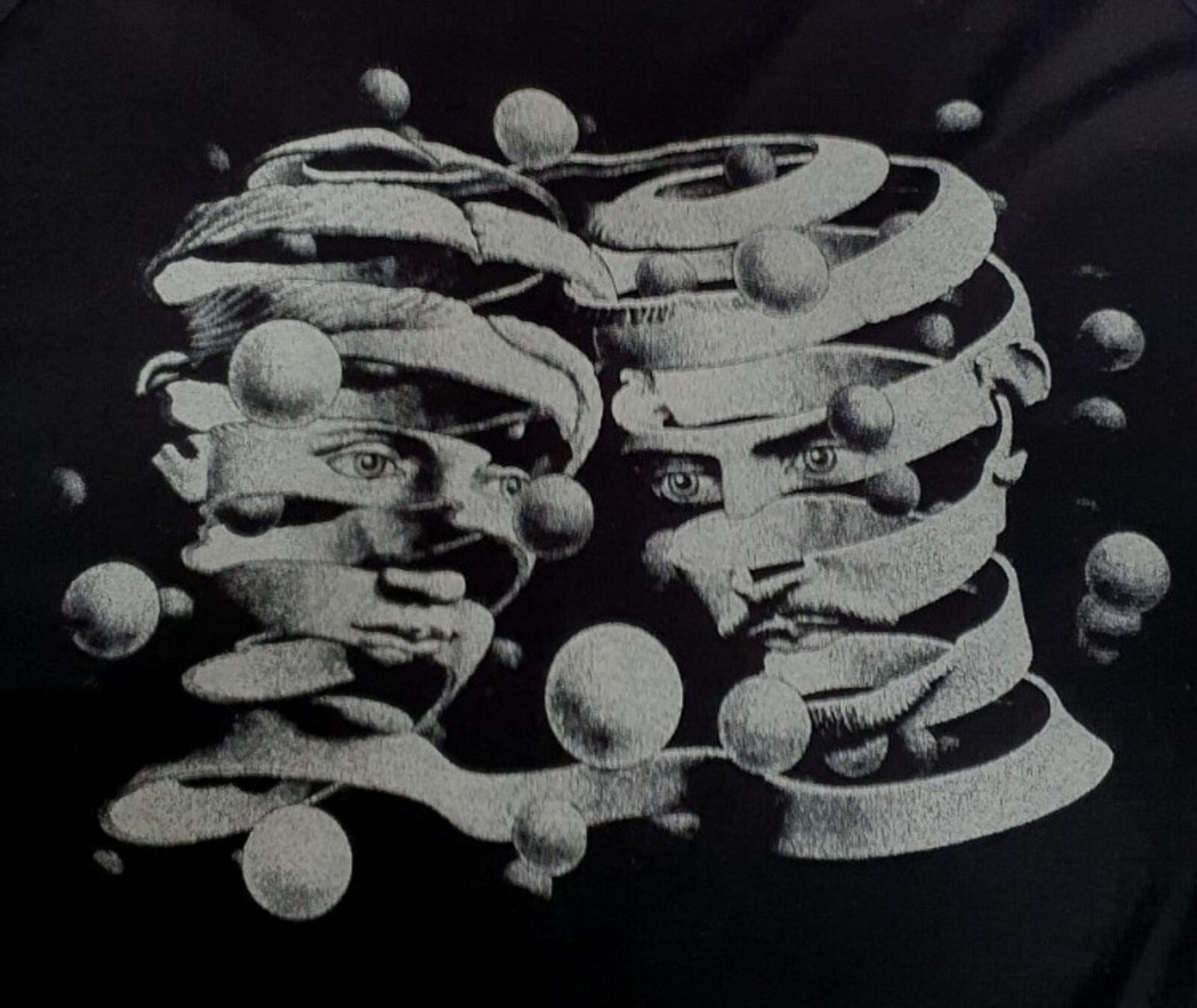SS17 Supreme x M. C. Escher camiseta de béisbol de algodón talla M color negro