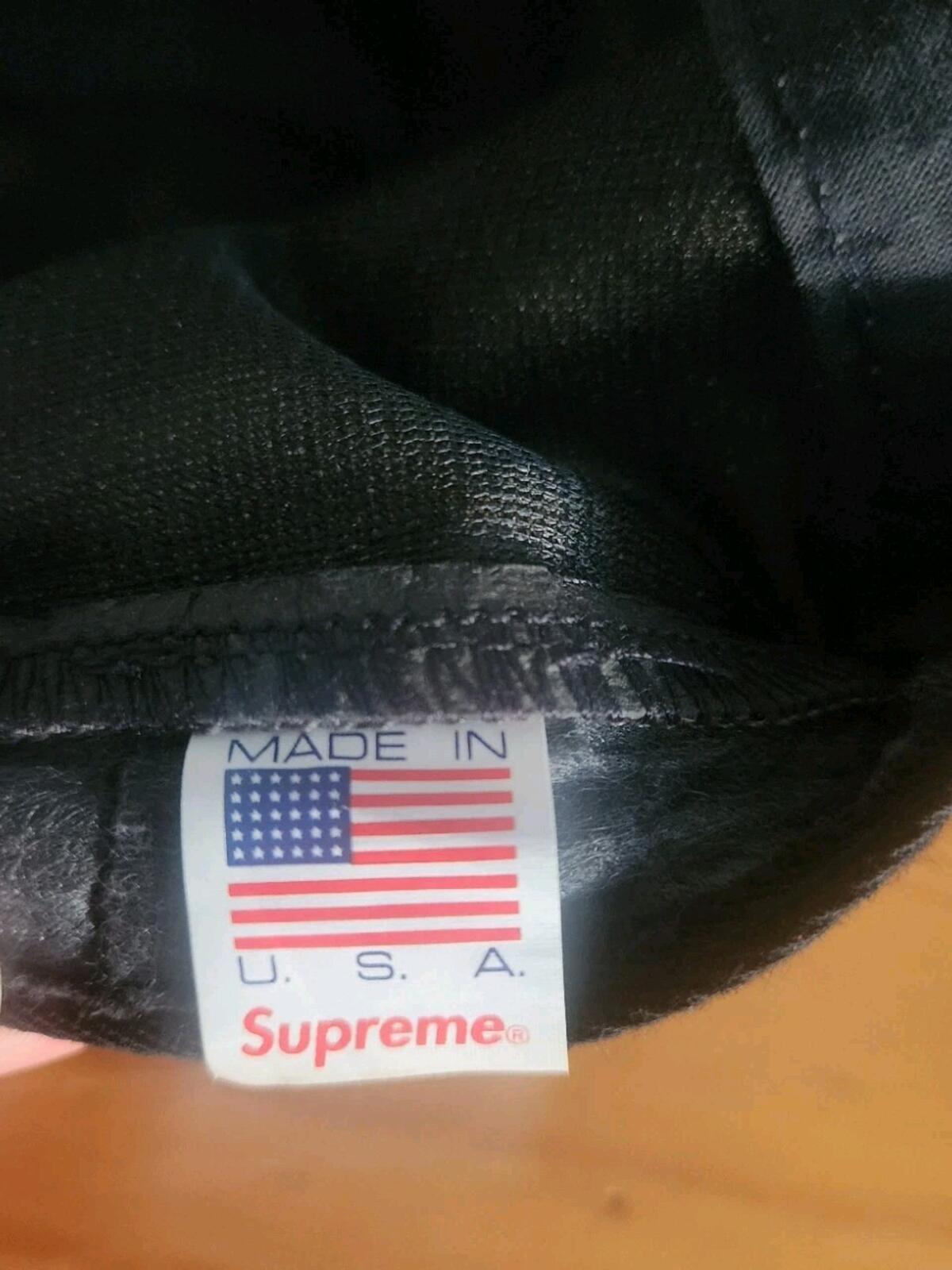 SS12 Supreme Camo Leather Camp Cap