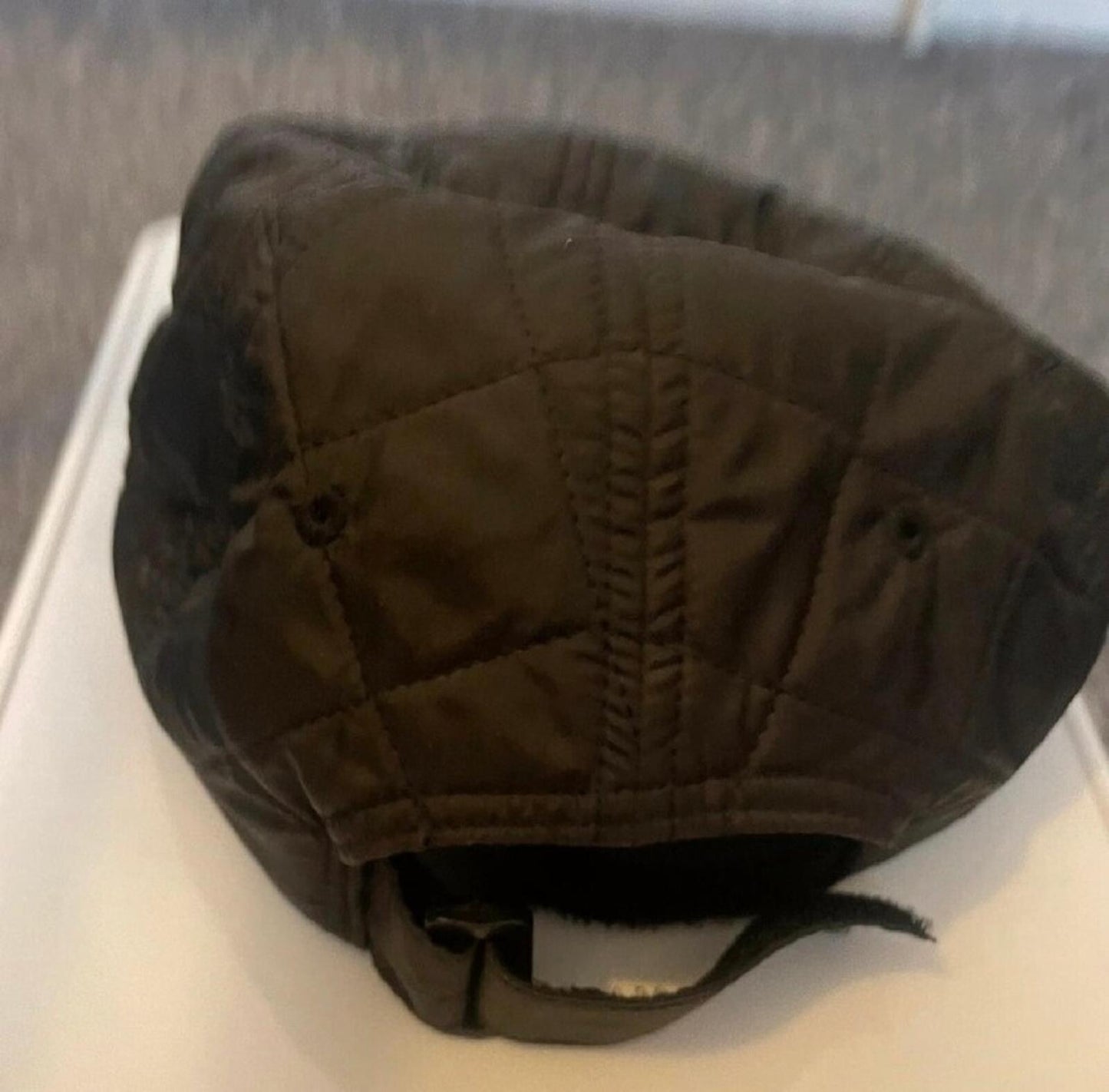Gorra negra rara Supreme Acolchada Nylon 6 paneles FW14
