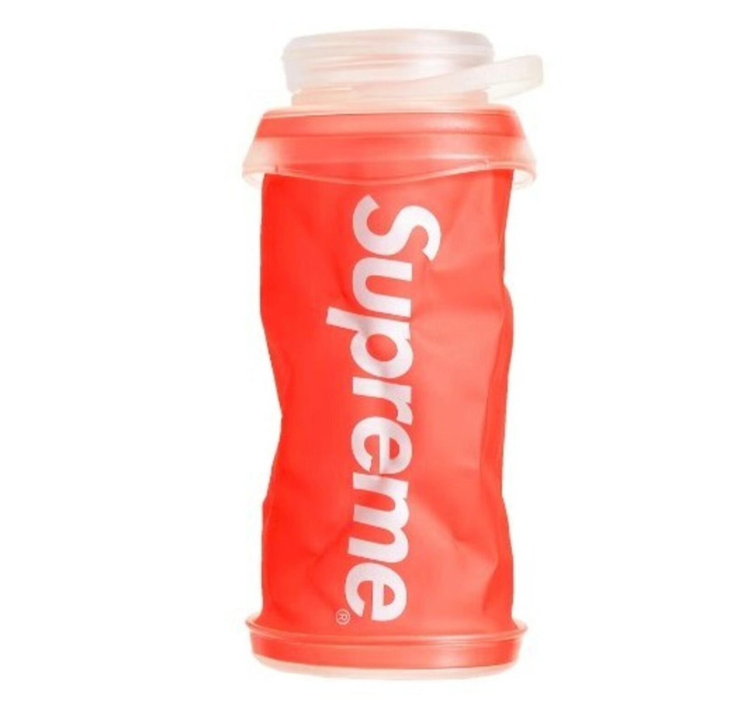FW20 Supreme HydraPak Stash 1.0L Wasserflasche rot flexibel Neues Accessoire