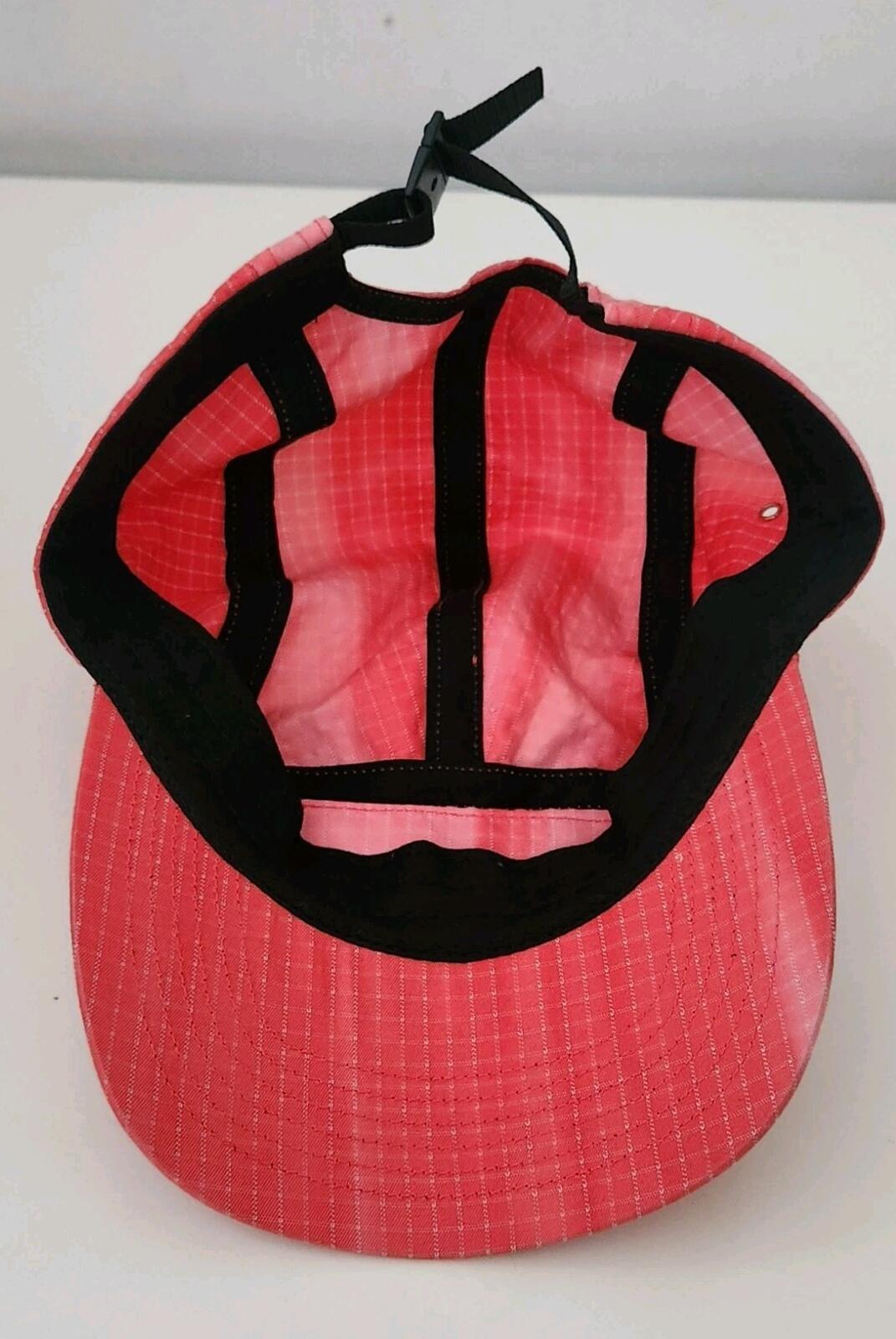 SS19 Supreme Tie Dye Ripstop camp cap Red hat box logo Worn 1x