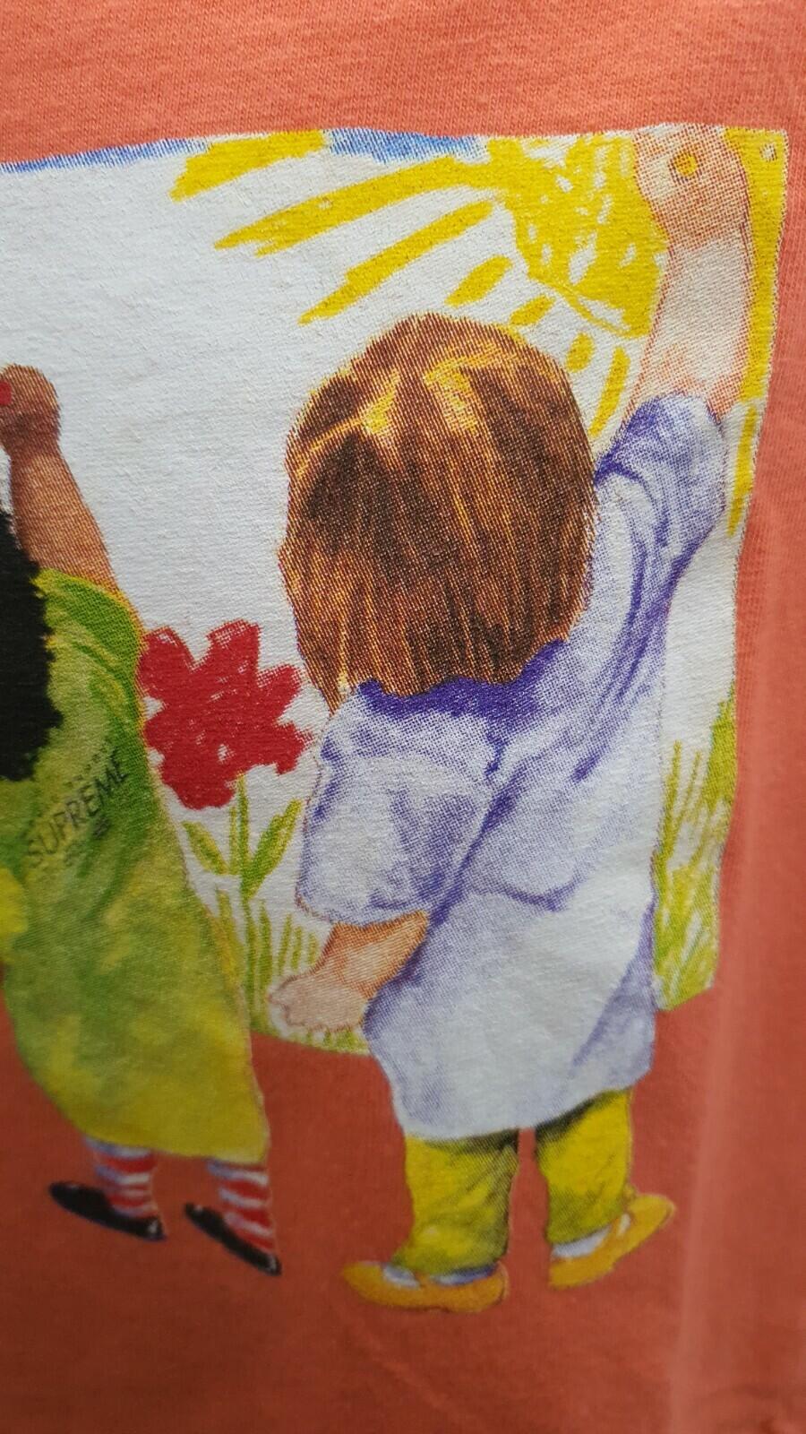 SS19 Supreme Kids Tee Orange Size M