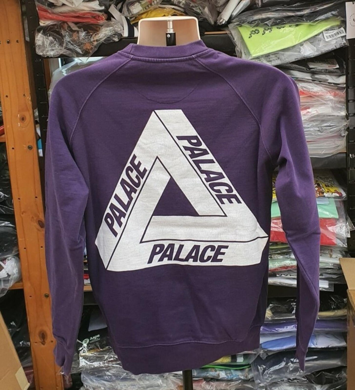 OG Palace Purple Tri-Ferg Crewneck Lila Größe M