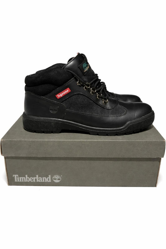 Botas FW14 Supreme x Timberland Field Negras Talla UK 10 US 10.5 EU 44.5