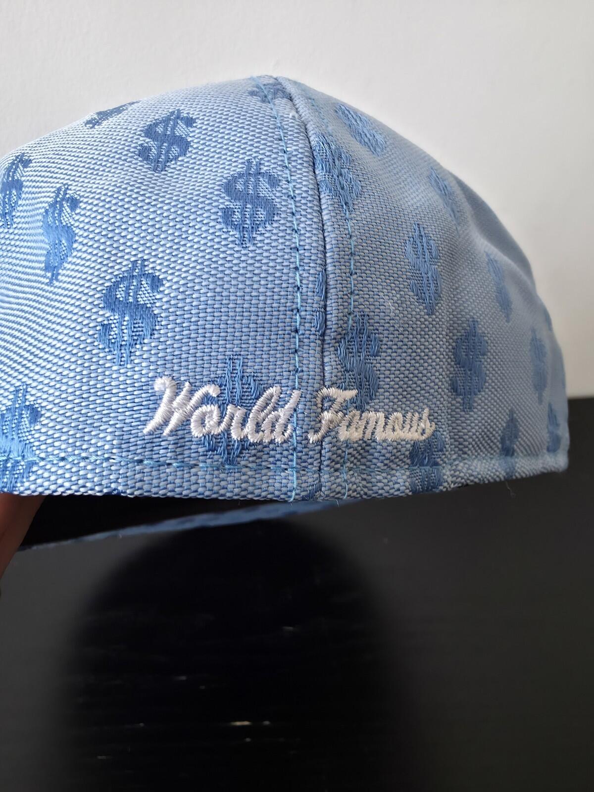 SS18 Supreme Monogram Box Logo New Era Light Blue Size 7 1/2 $ Dollar
