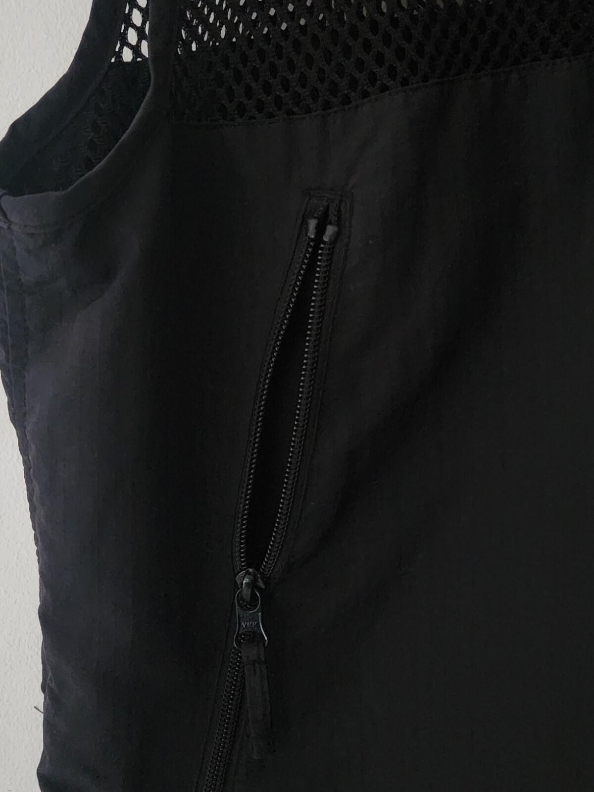 SS18 Supreme Mesh Cargo Weste L Large Schwarz Gilet Ripstop Mesh Utility Pockets
