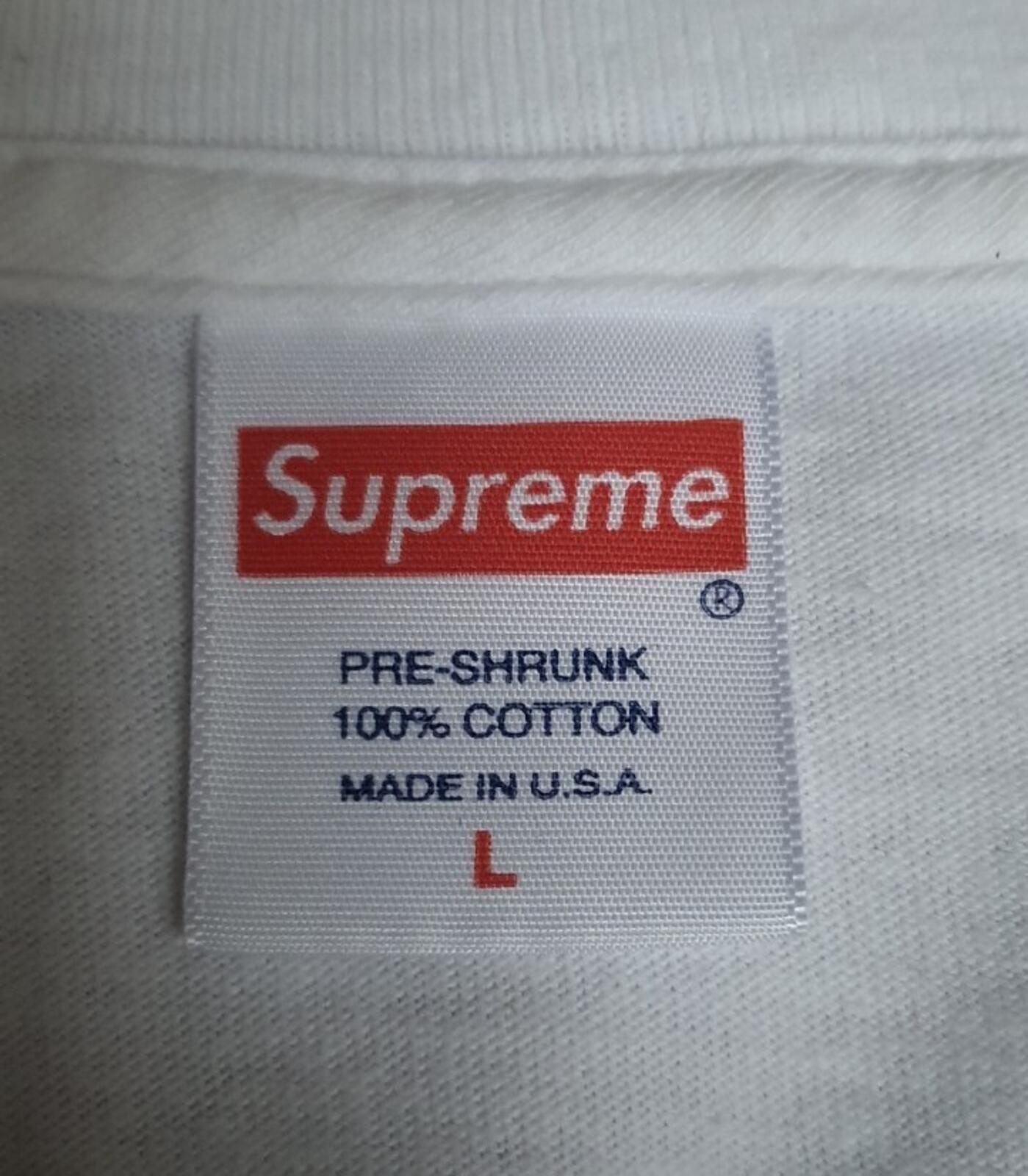 SS17 Supreme Elephant Tee weißes T-Shirt Größe L Made In U.S.A