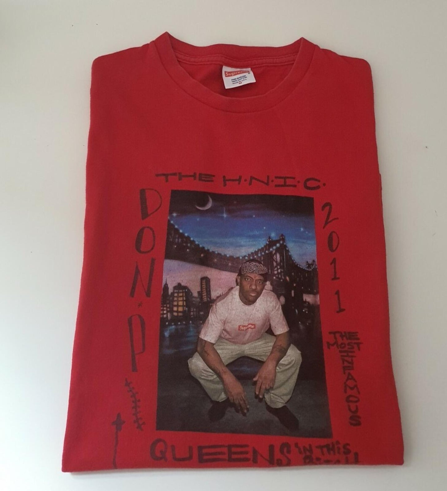 SS11 Supreme Mobb Deep Prodigy Photo Tee M medium T-shirt