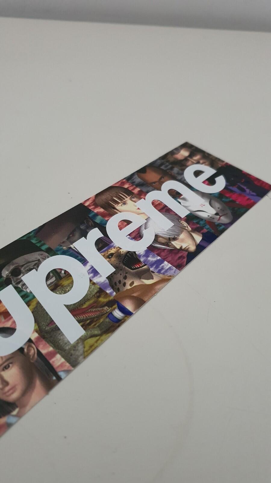 FW22 Supreme x Tekken box logo sticker