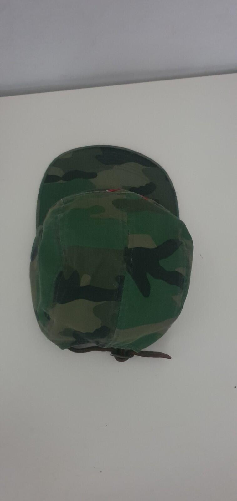SS16 Supreme Washed Chino Twill Camp Cap Woodland Camo