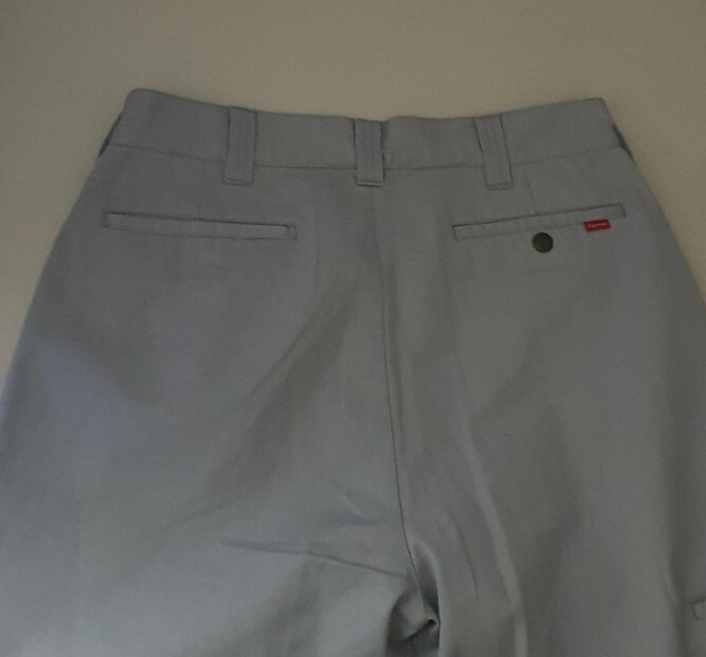 FW22 Supreme Work Pant size 30 W30 L30 trousers pants light grey Worn 1x