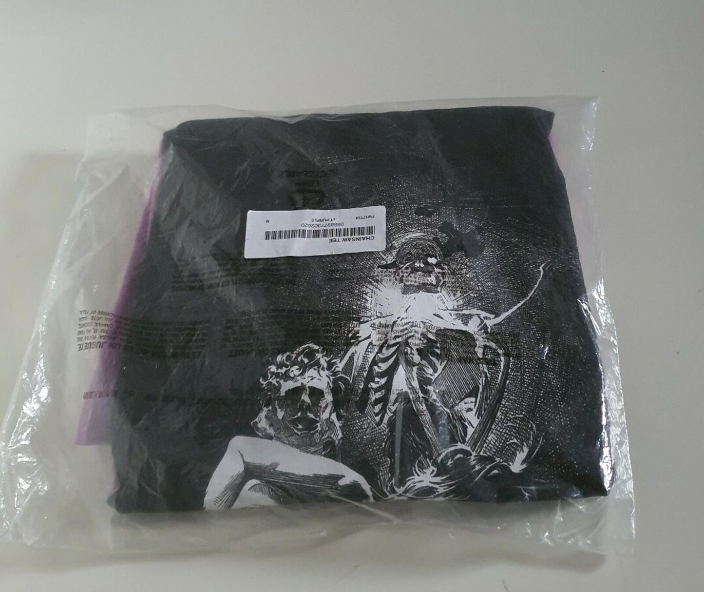 FW17 Supreme Chainsaw (Horror) Hellviolett T-Shirt M Medium