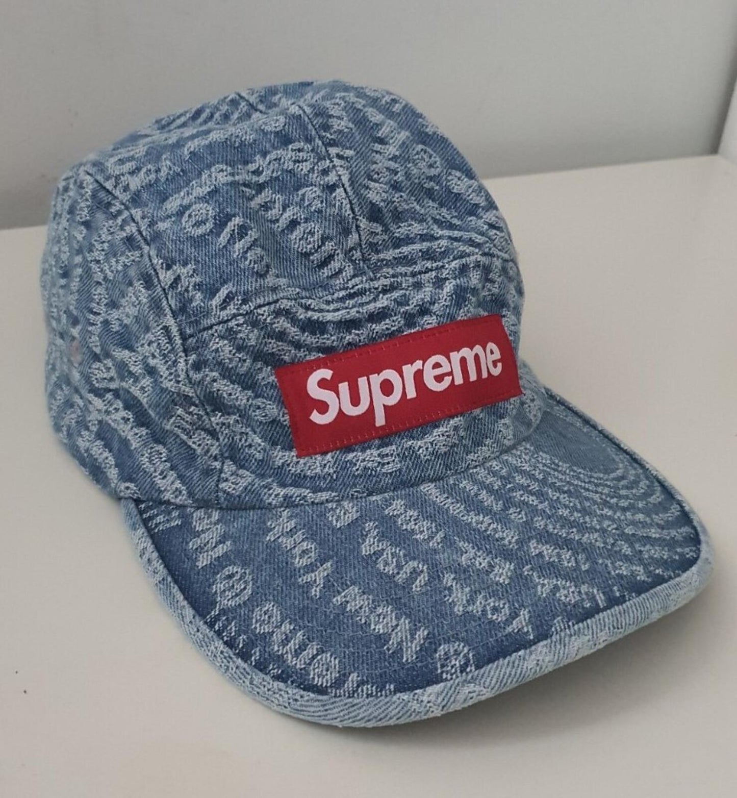 Gorra Camp Jacquard Supreme Circles FW21 Azul