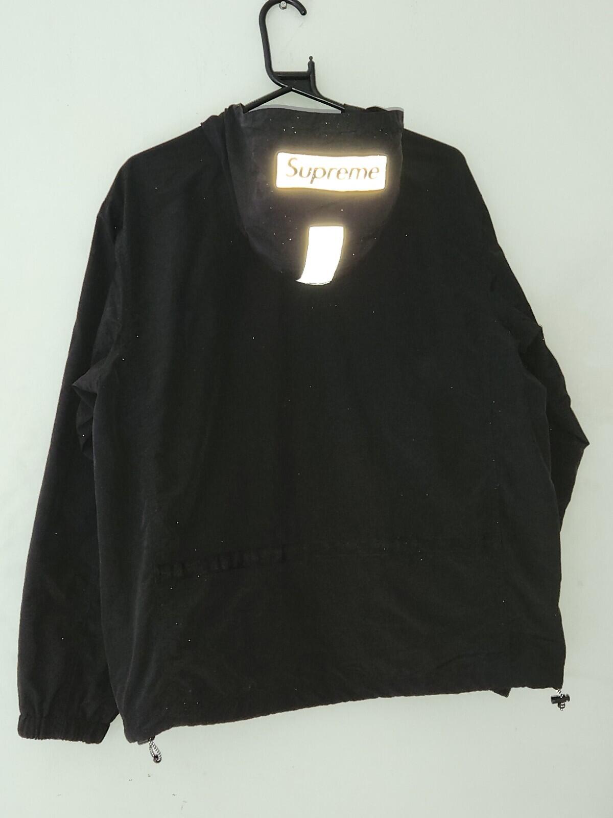 FW18 Supreme 2-Tone Zip Up Jacket Black Size M Water Resistant
