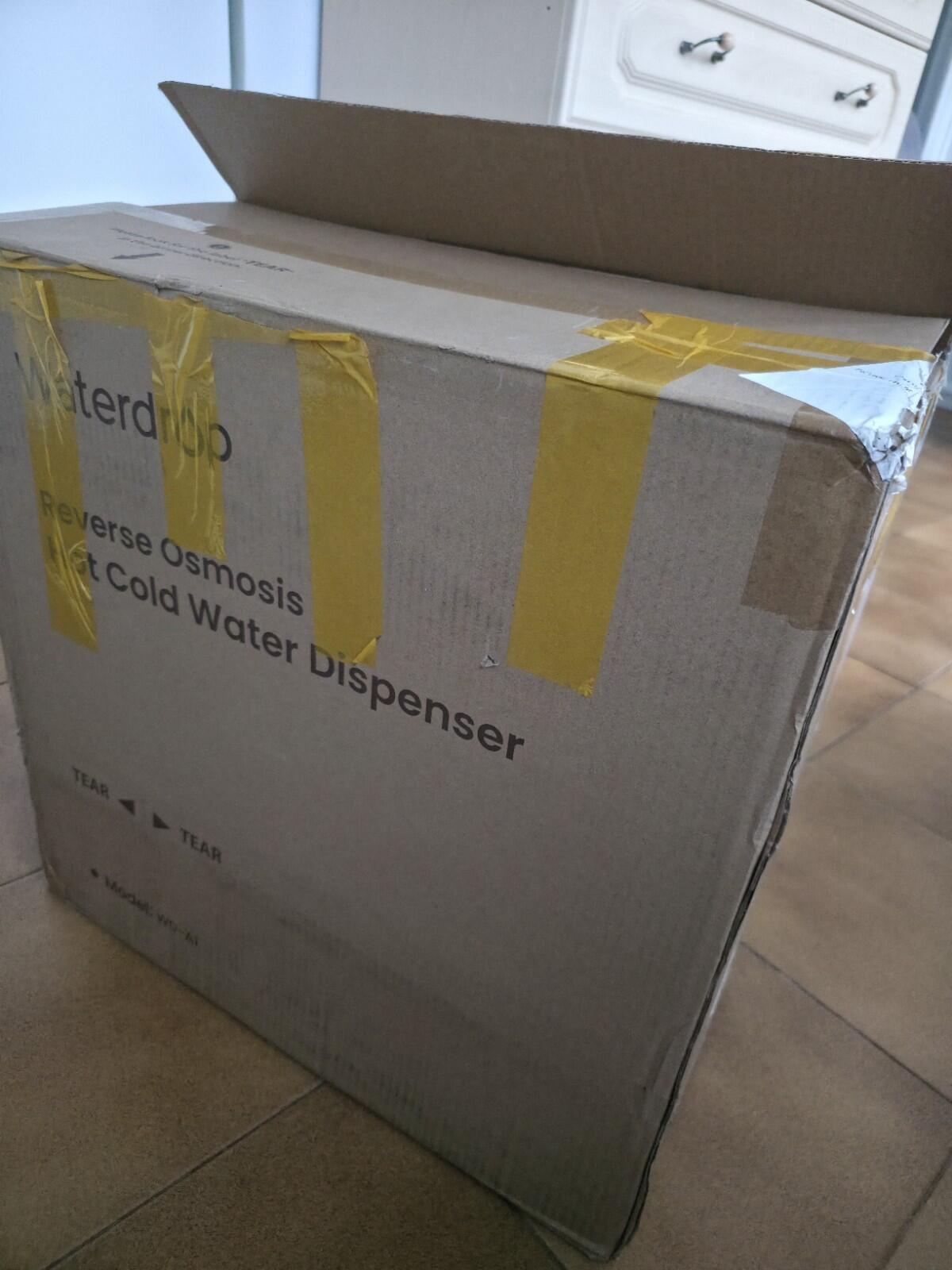 Waterdrop A1 Countertop Reverse Osmosis System Hot and Cold Water Dispenser NSF