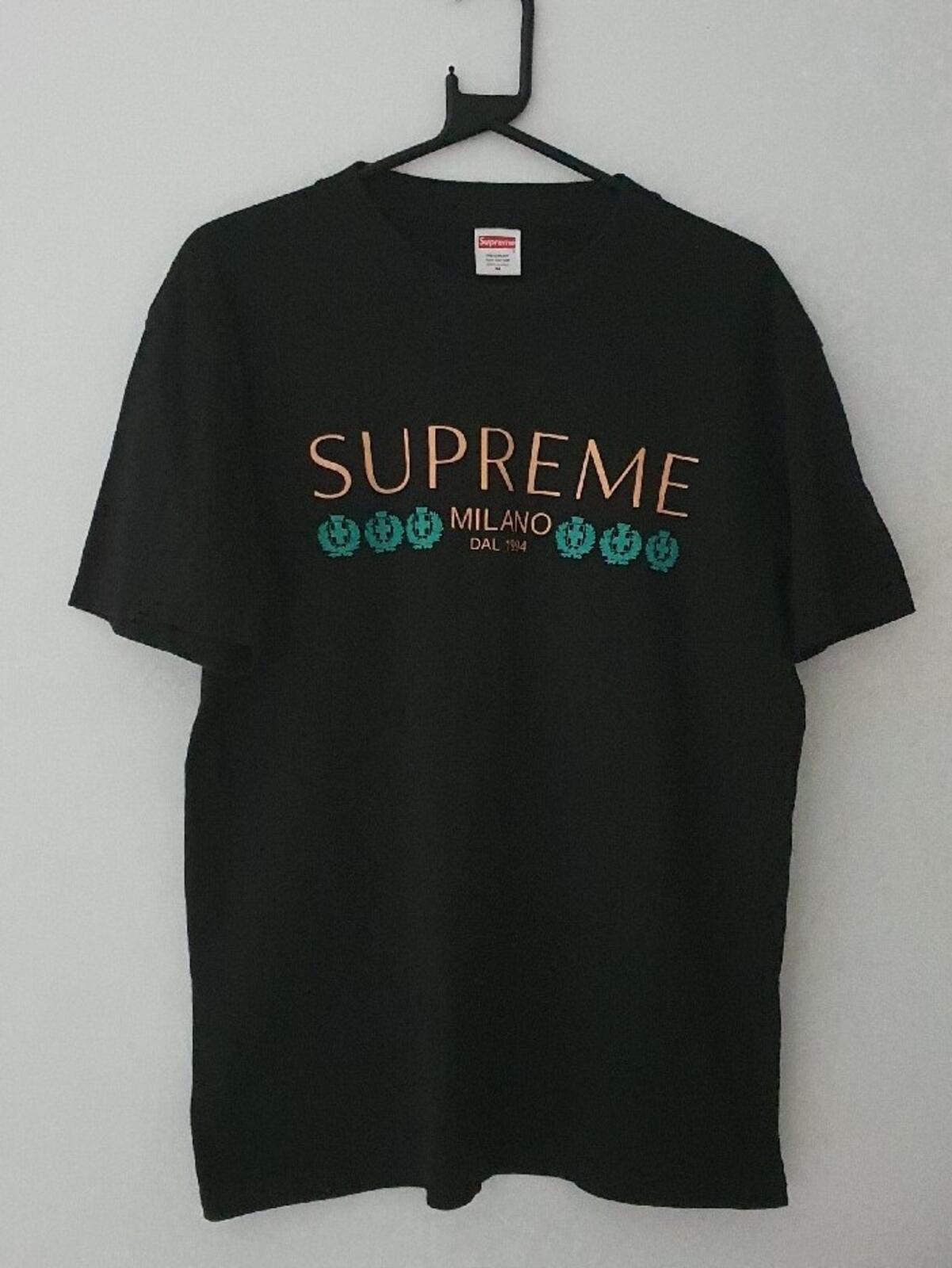 SS21 Supreme Milano Tee Navy Size M