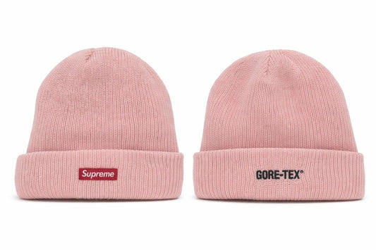 Gorro impermeable rosa GORE-TEX Supreme FW18