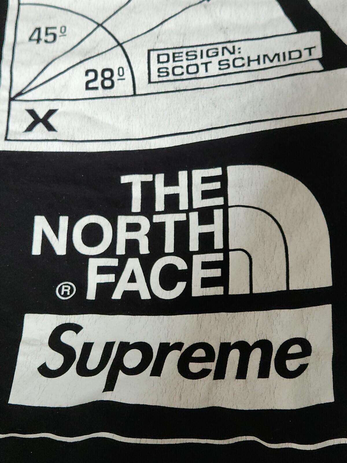 SS16 Supreme x The North Face Steep Tech Tee Größe M Schwarz T-Shirt TNF
