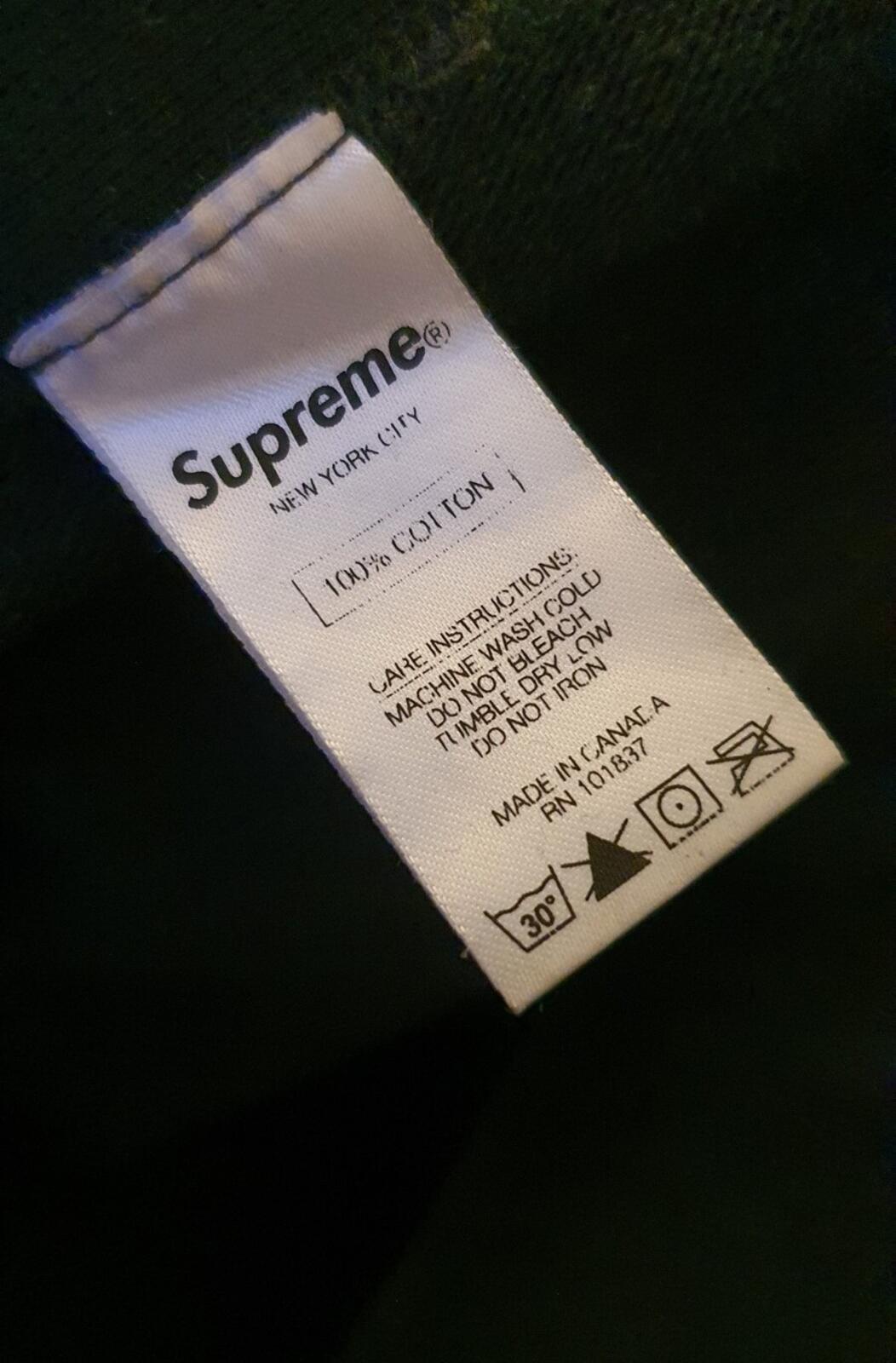 SS14 Supreme Dead Kennedys Hooded Sweatshirt black hoodie M medium Vintage 2014