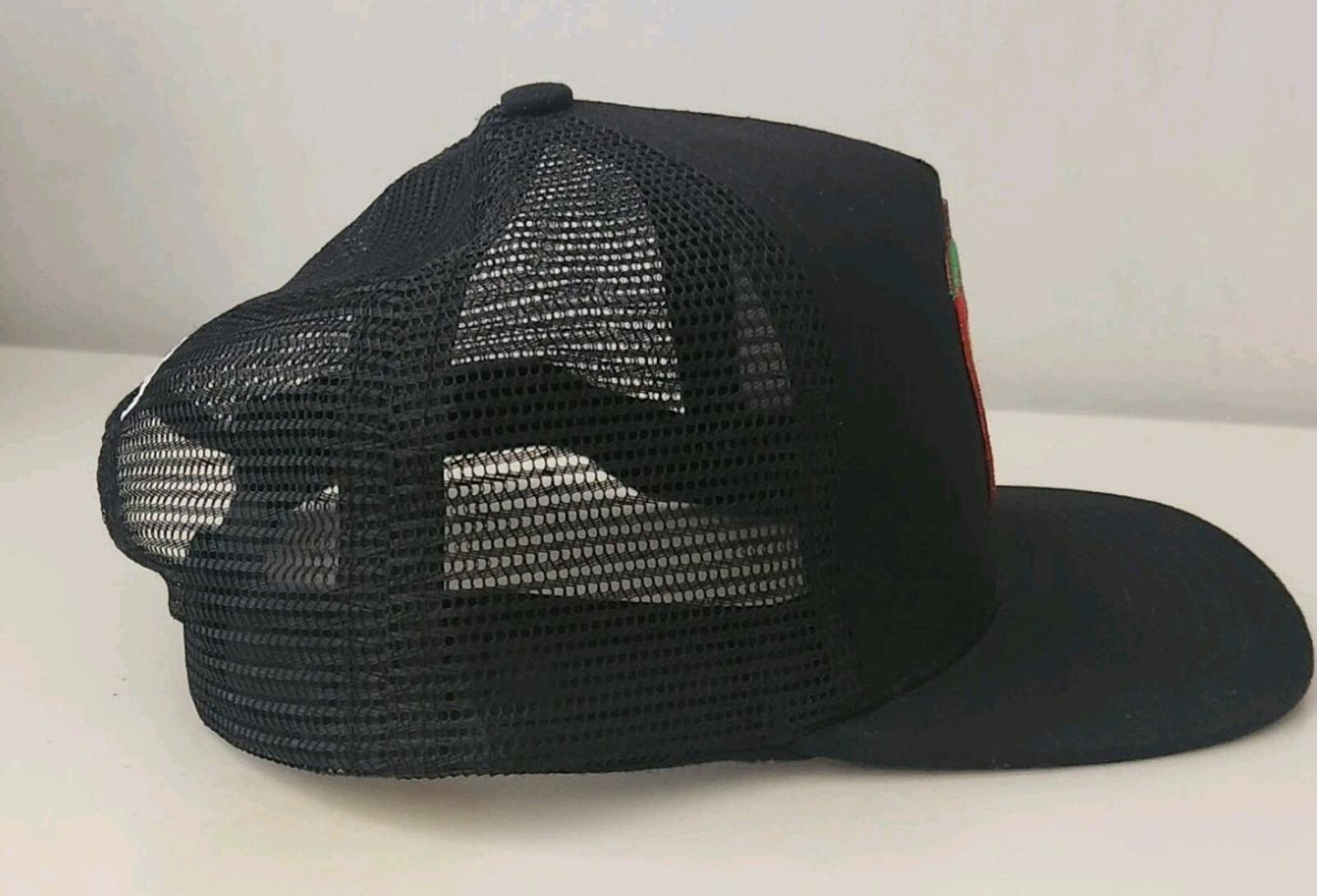 SS17 Supreme Strawberry Mesh Back 5-Panel Cap Schwarz