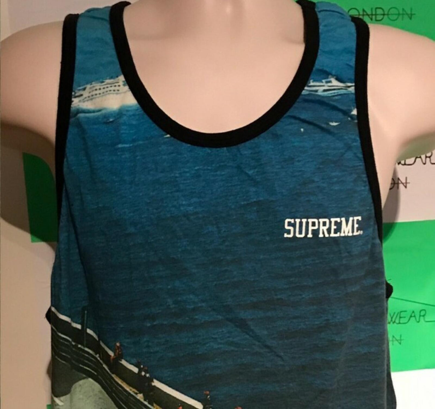 SS14 Supreme Grand Prix Tank Top Tee Size XL