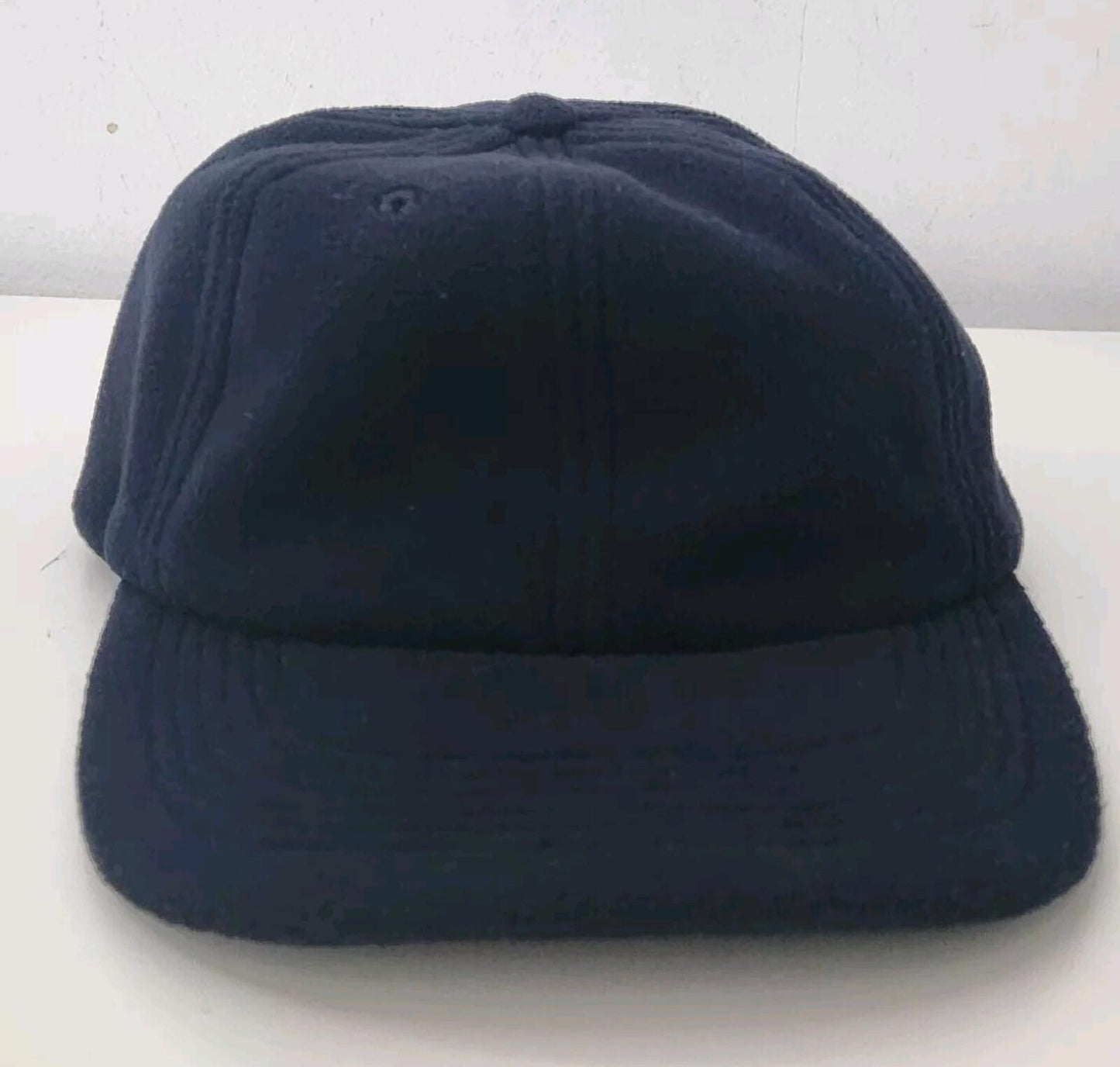 FW16 Supreme Polartec Fleece 6-panel Navy hat cap Reflective patch New with tag