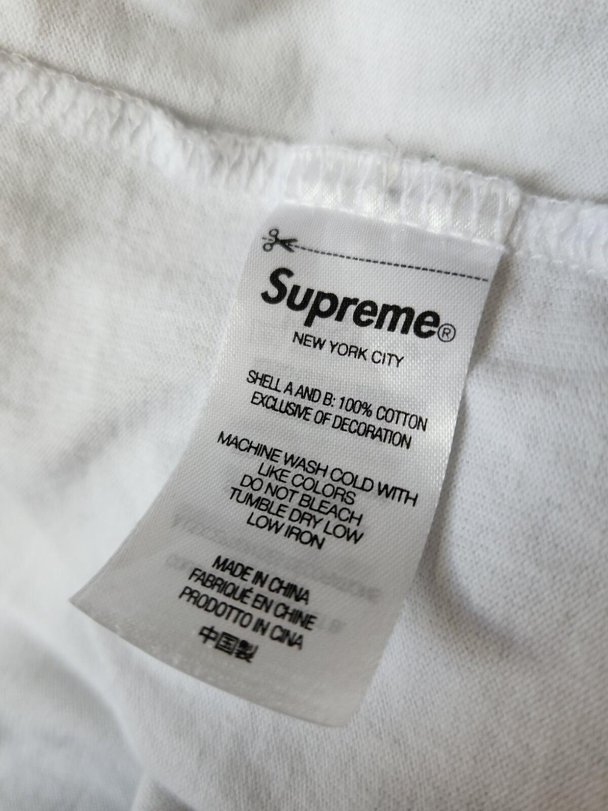 FW22 Supreme Layered Hooded L/S Top Hoodie White Size L