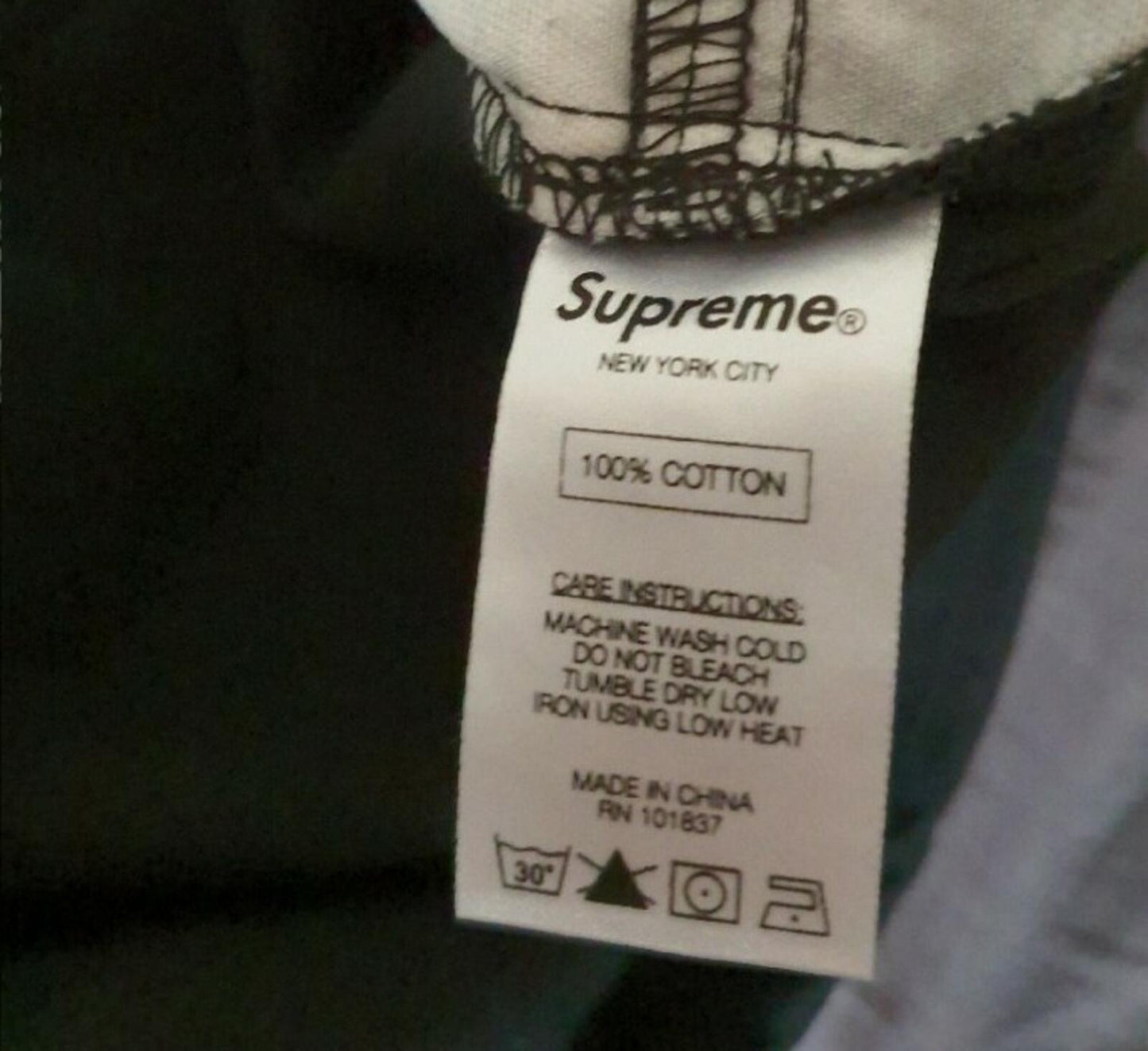 FW16 Supreme Animal Patchwork Twill Shirt Size XL