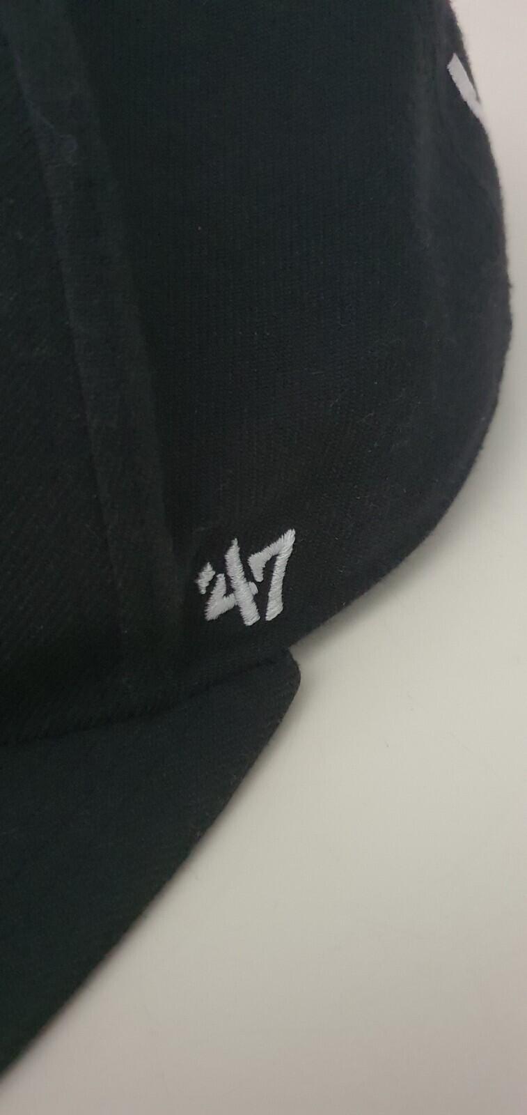SS15 Supreme x Yankees x 47 brand navy 5-panel cap hat Rare Baseball