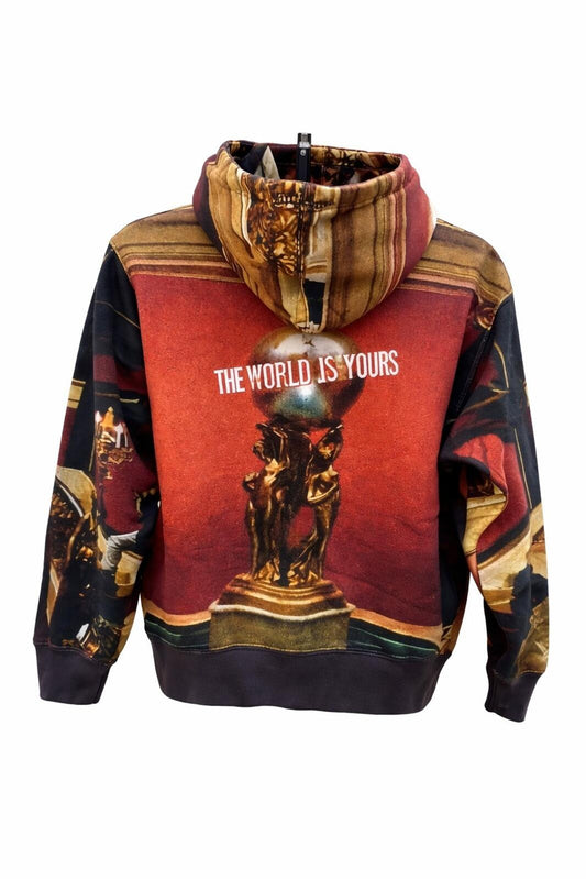 Sudadera con capucha Supreme x Scarface The World Is Yours FW17, talla M