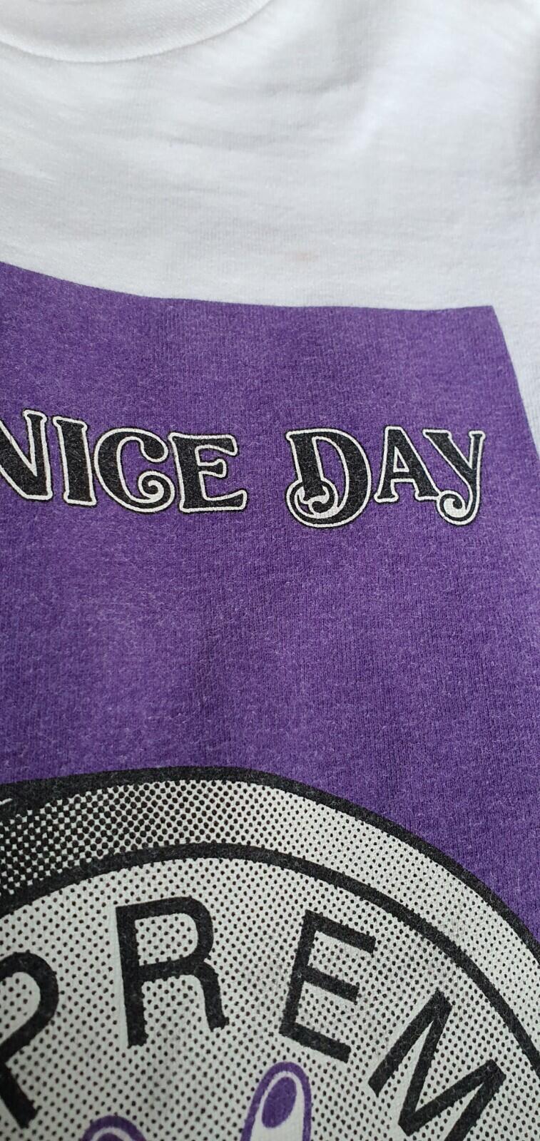 SS14 Supreme Lude tee size M medium white T-shirt Have a nice day pill Vintage