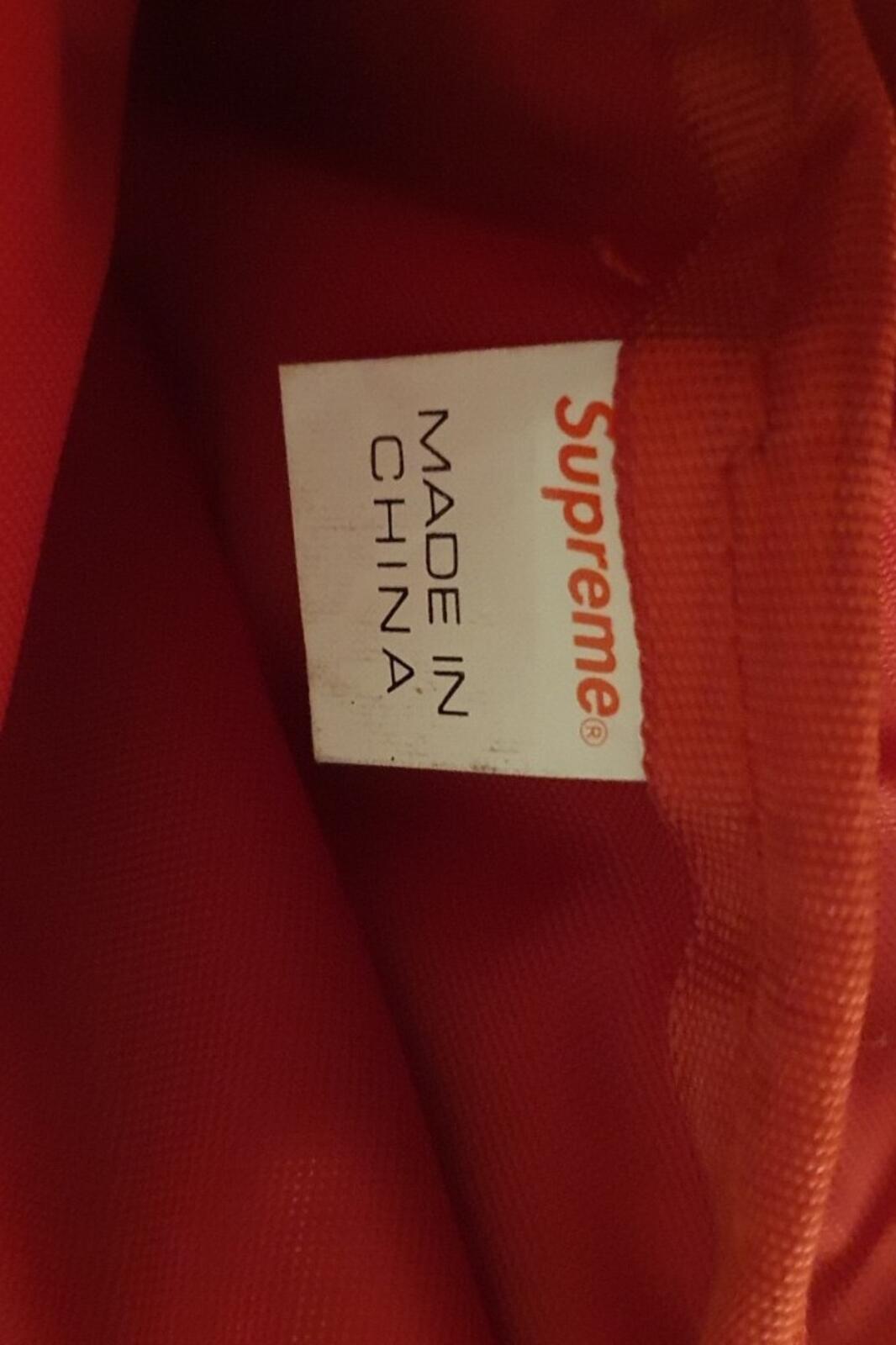 FW16 Supreme 3M Reflective Repeat Shoulder Bag Rojo
