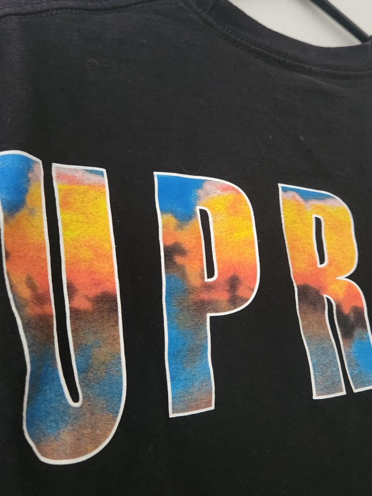 FW17 Supreme Crash Tee Black T-shirt Size M Medium Made In U.S.A