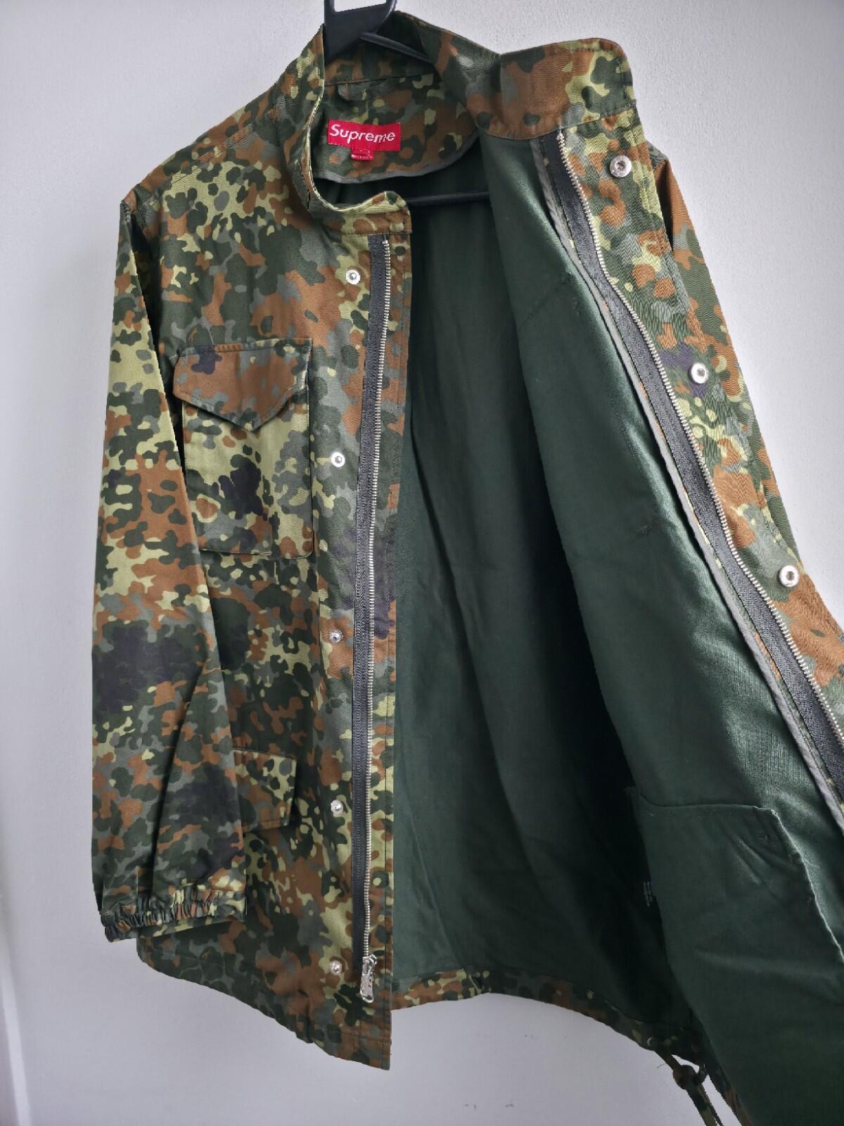 2001 Supreme M65 Jacke Deutsches Flecktarn Camo Größe L
