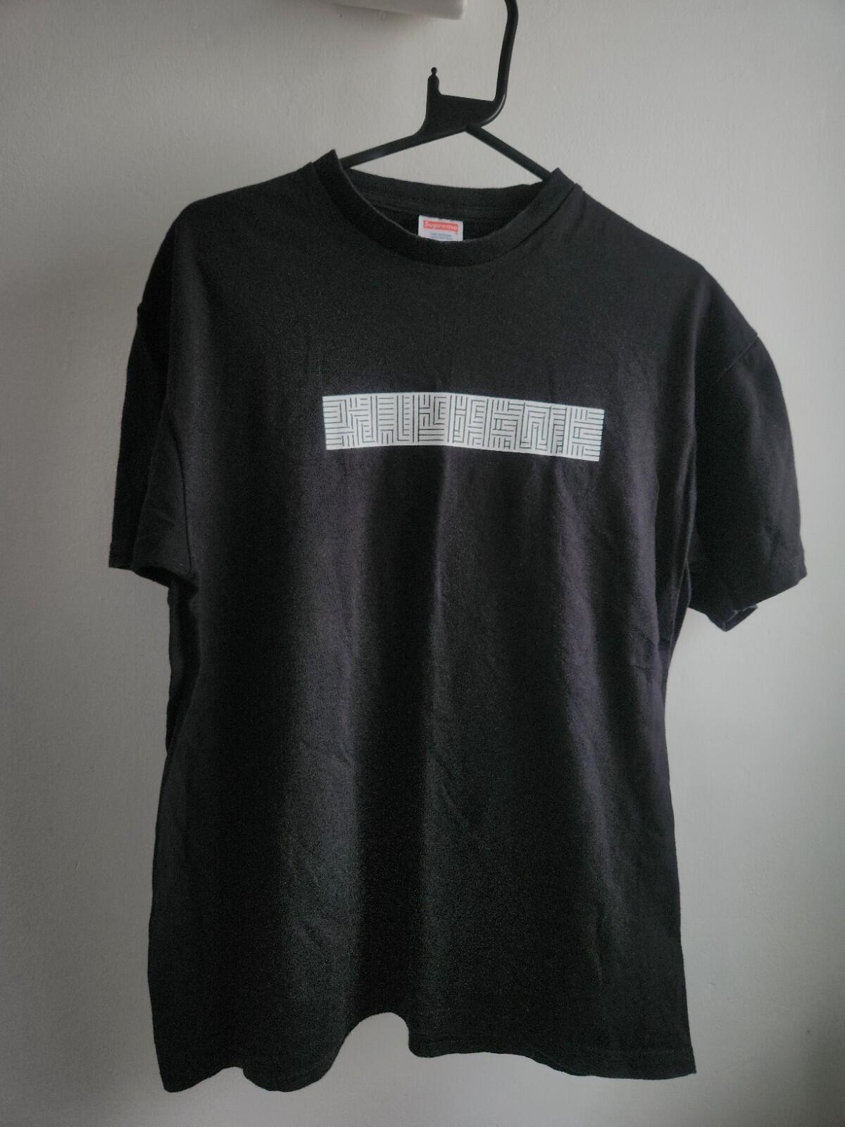 FW11 Supreme Optical Illusion Tee David Lynch Black Size L