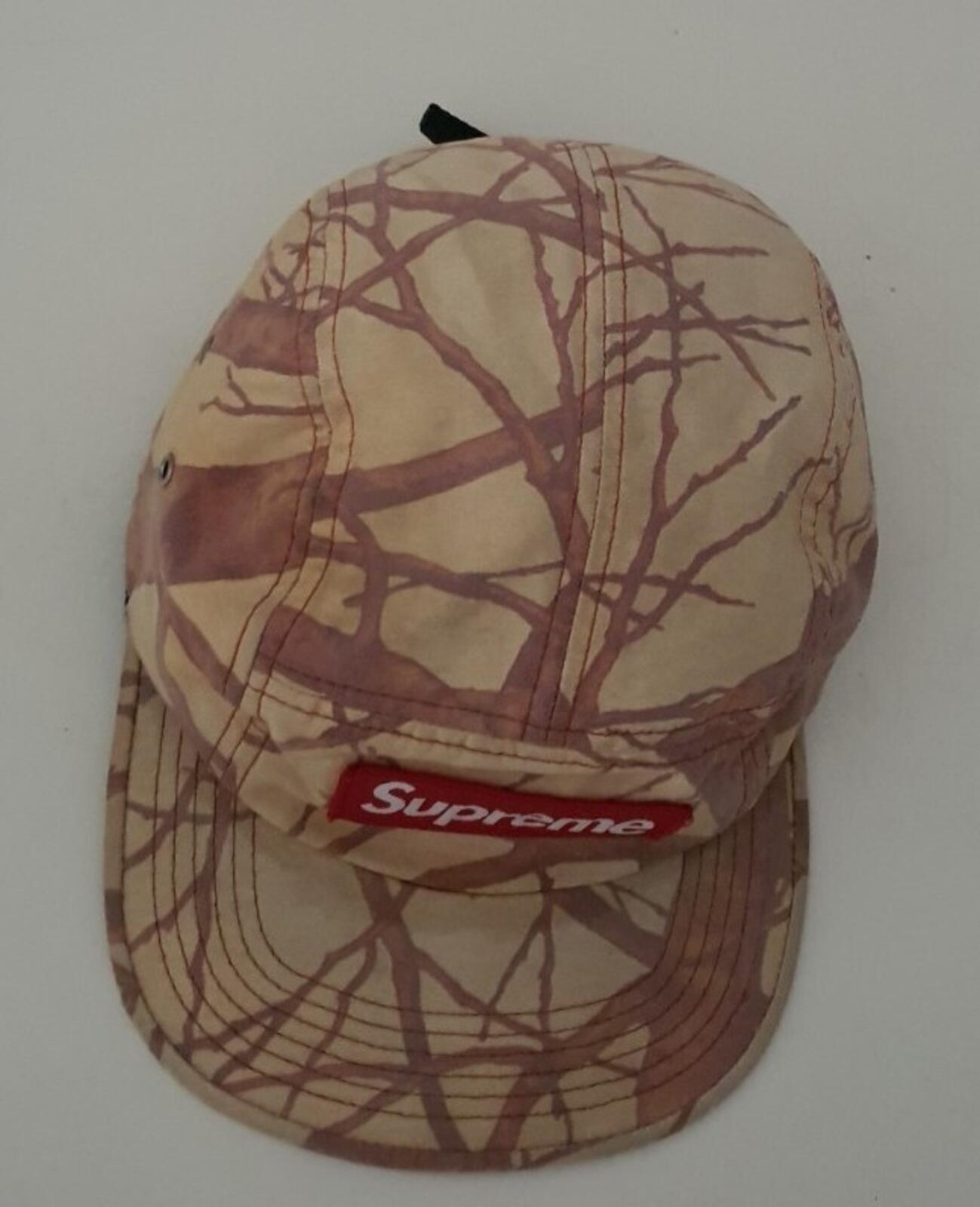 FW12 Supreme Tree Camo camp cap vintage hat from 2012 red box logo Very Rare