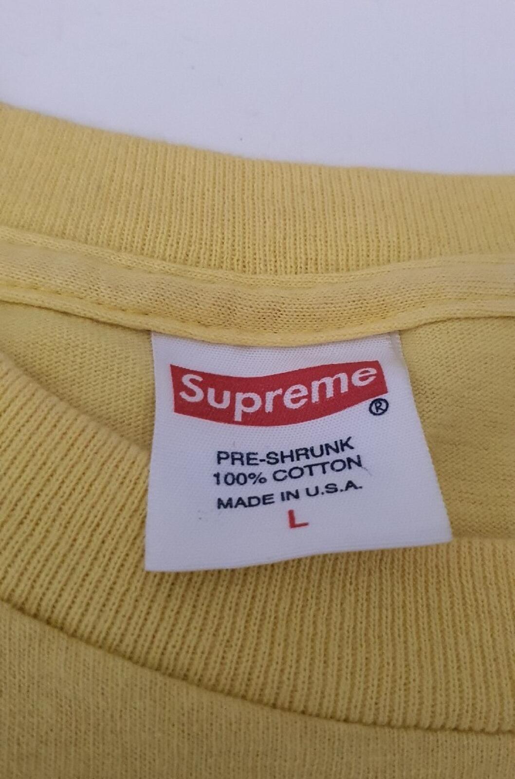 SS09 Supreme Game Over Tee large yellow T-Shirt vintage 2009 Very Rare
