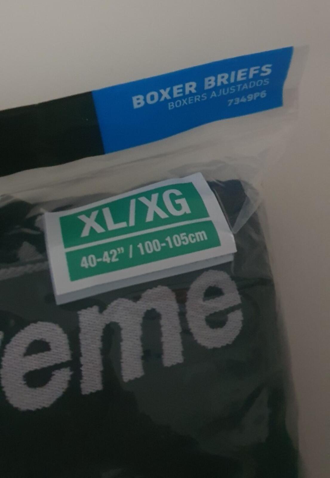 SS24 Supreme Hanes black boxer briefs (4pack) size XL New unopened Underwear