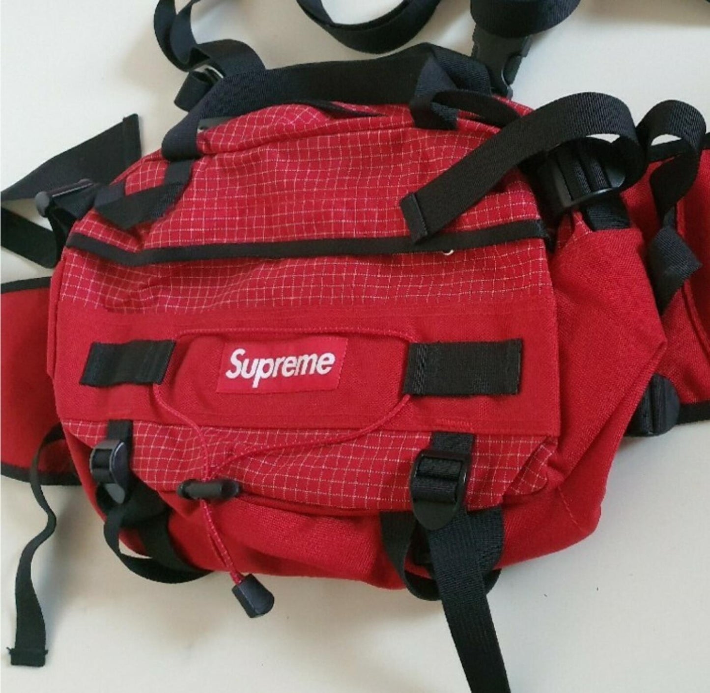 FW09 Supreme mountain bag duffle waist shoulder messenger belt vintage 2009 red