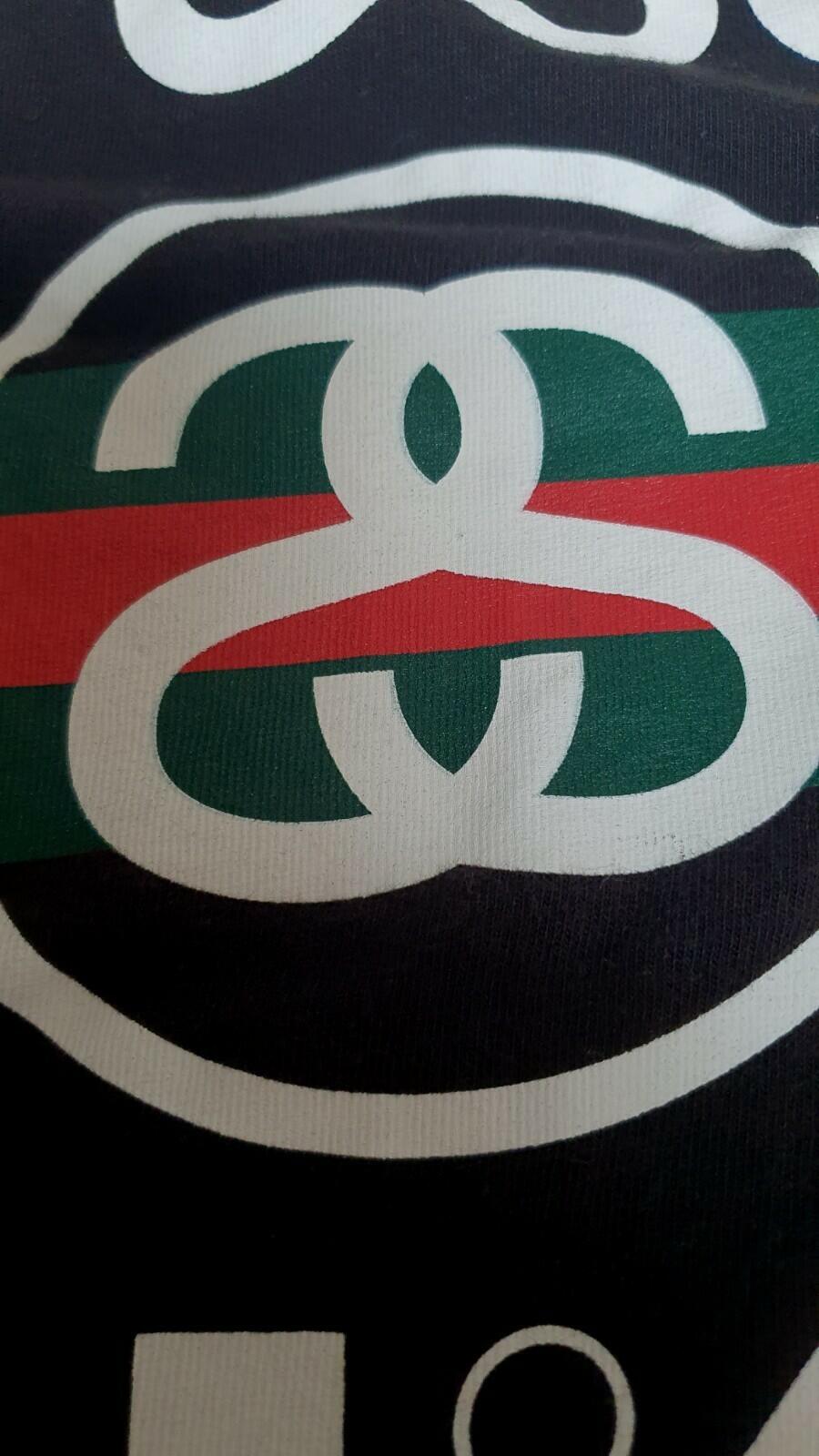 STUSSY camiseta negra n.º 4 talla S