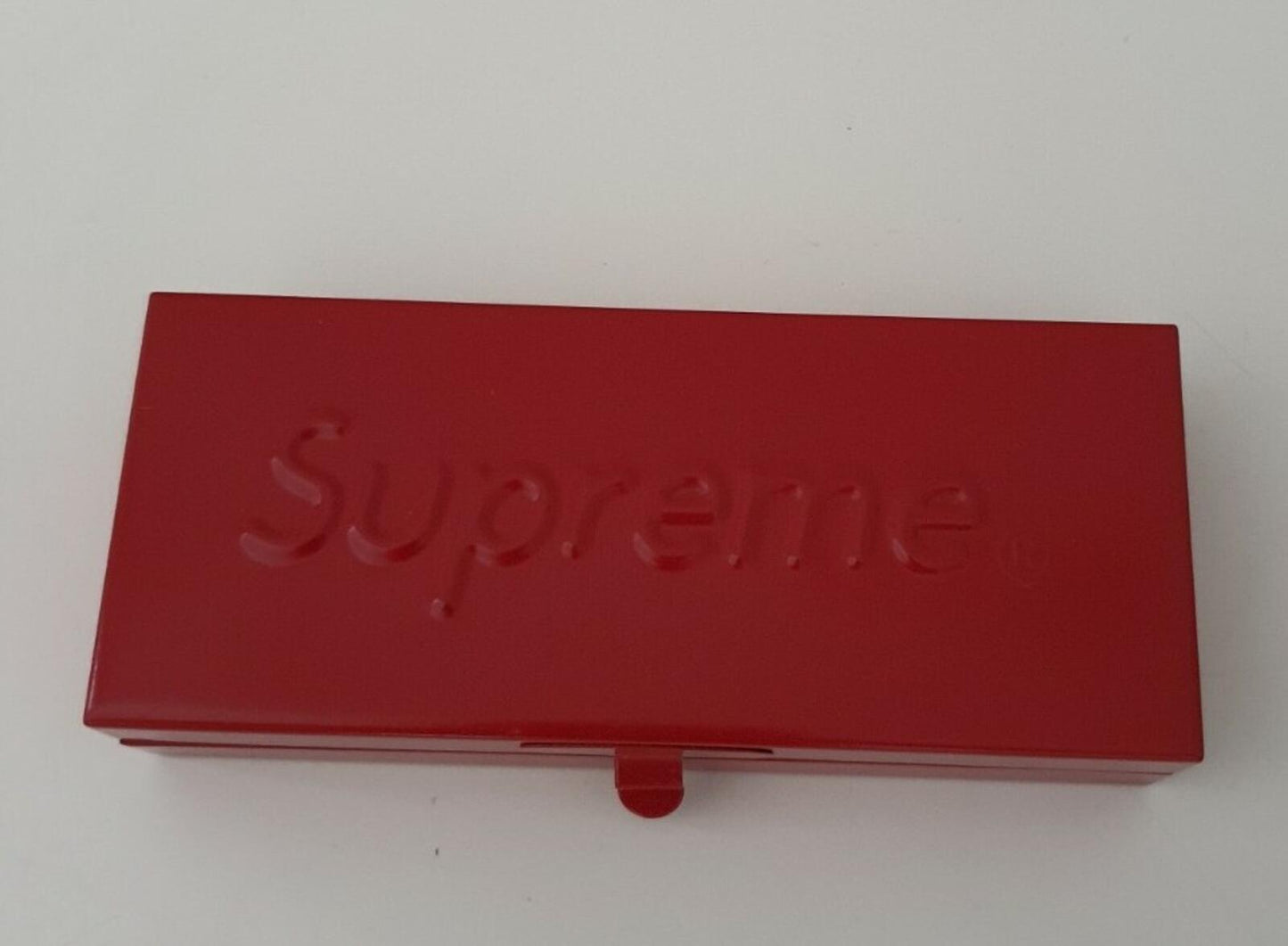 SS09 Supreme small metal box red vintage grail from 2009 Very rare Accessory