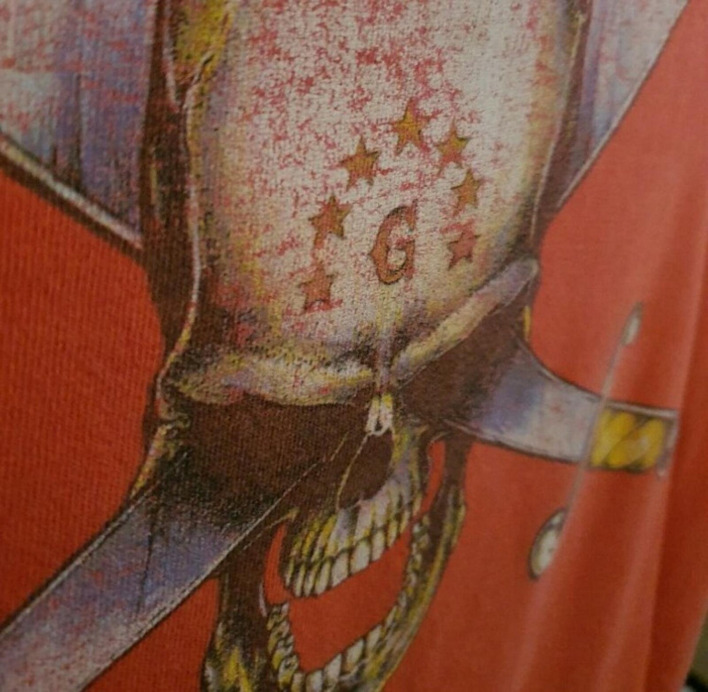 SS01 Supreme Skull and Swords Tee Orange Size M