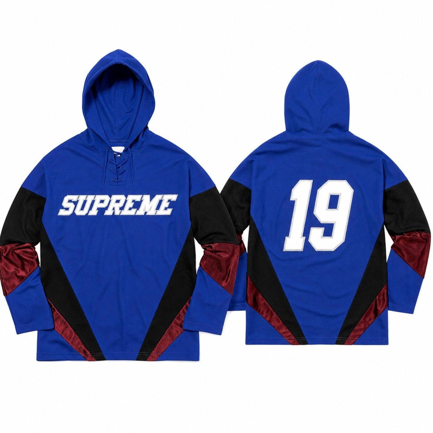 FW17 Supreme Hockey Jersey Blue Size L